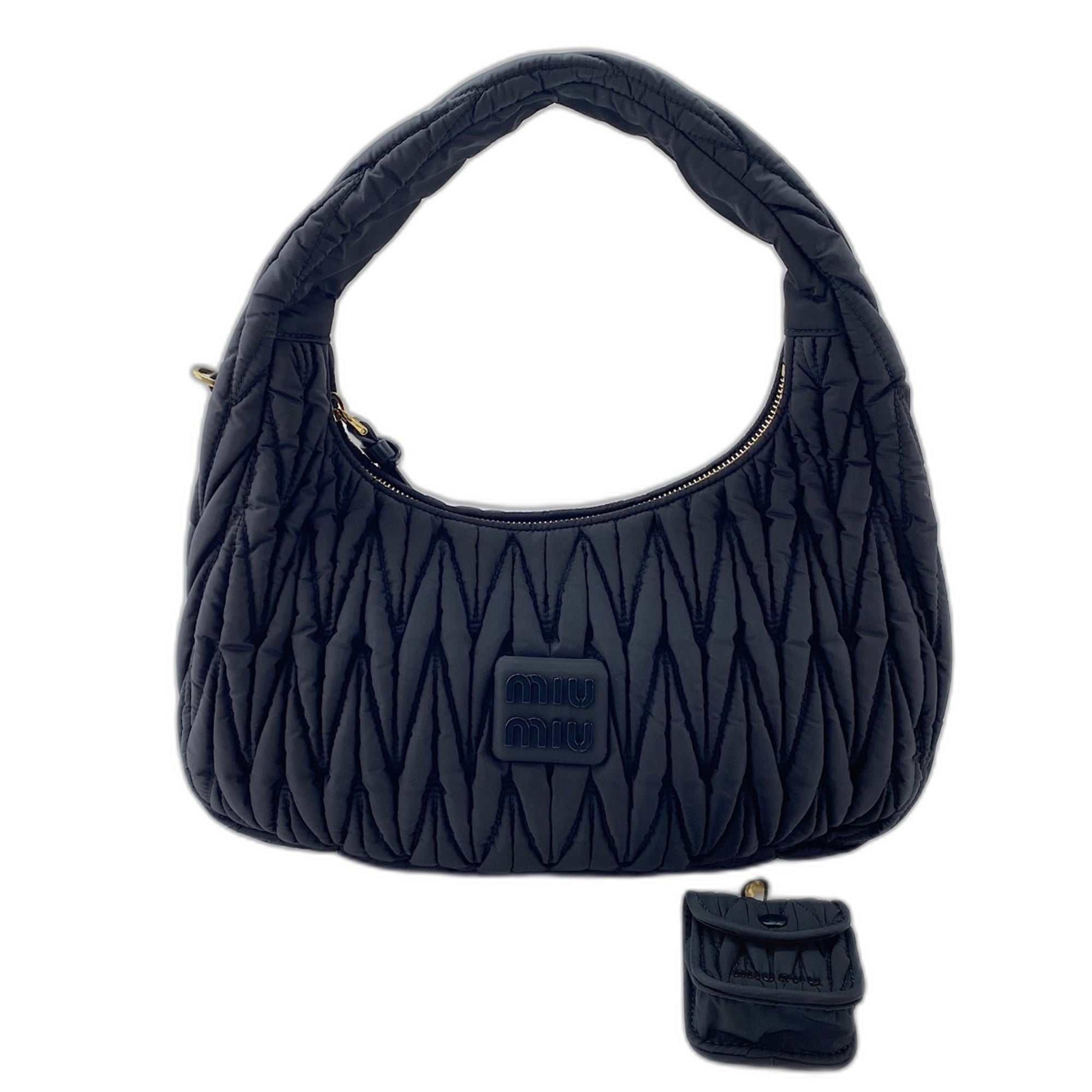Miu Miu Black Nylon Handbag (Pre-Owned)