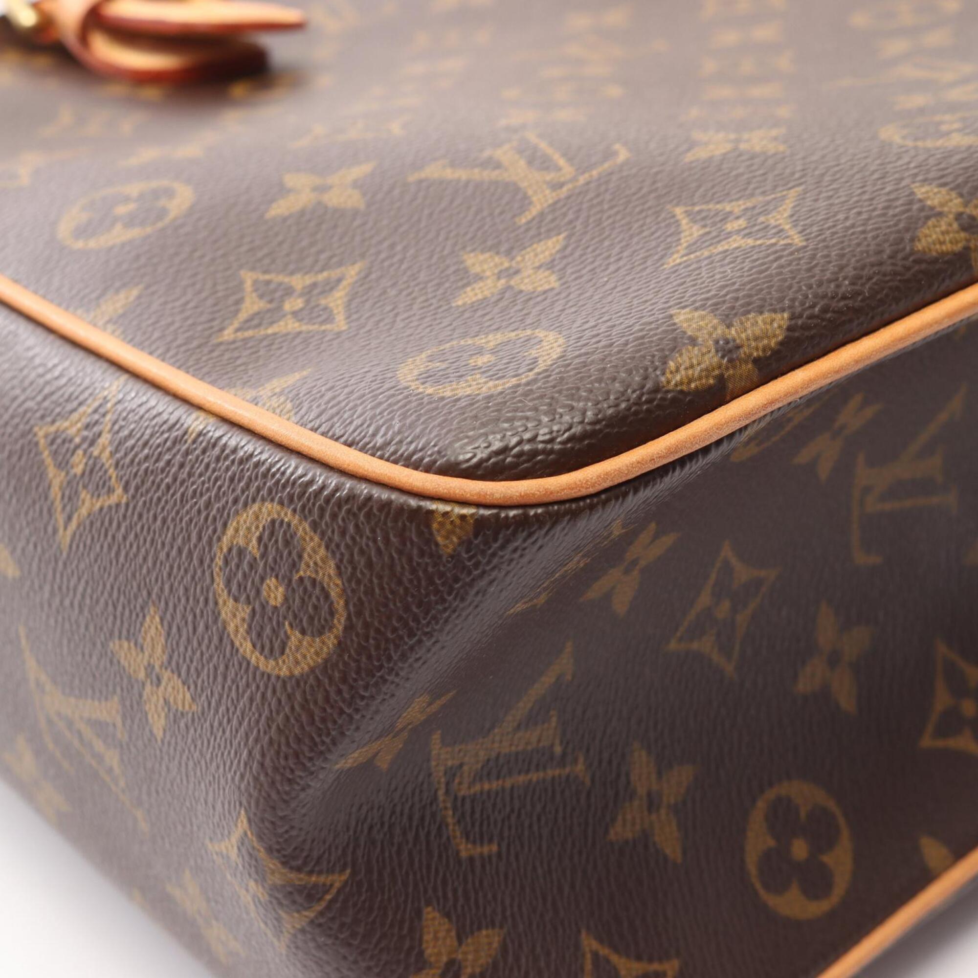 Louis Vuitton Brown Monogram Monogram Leather Handbag (Pre-Owned)