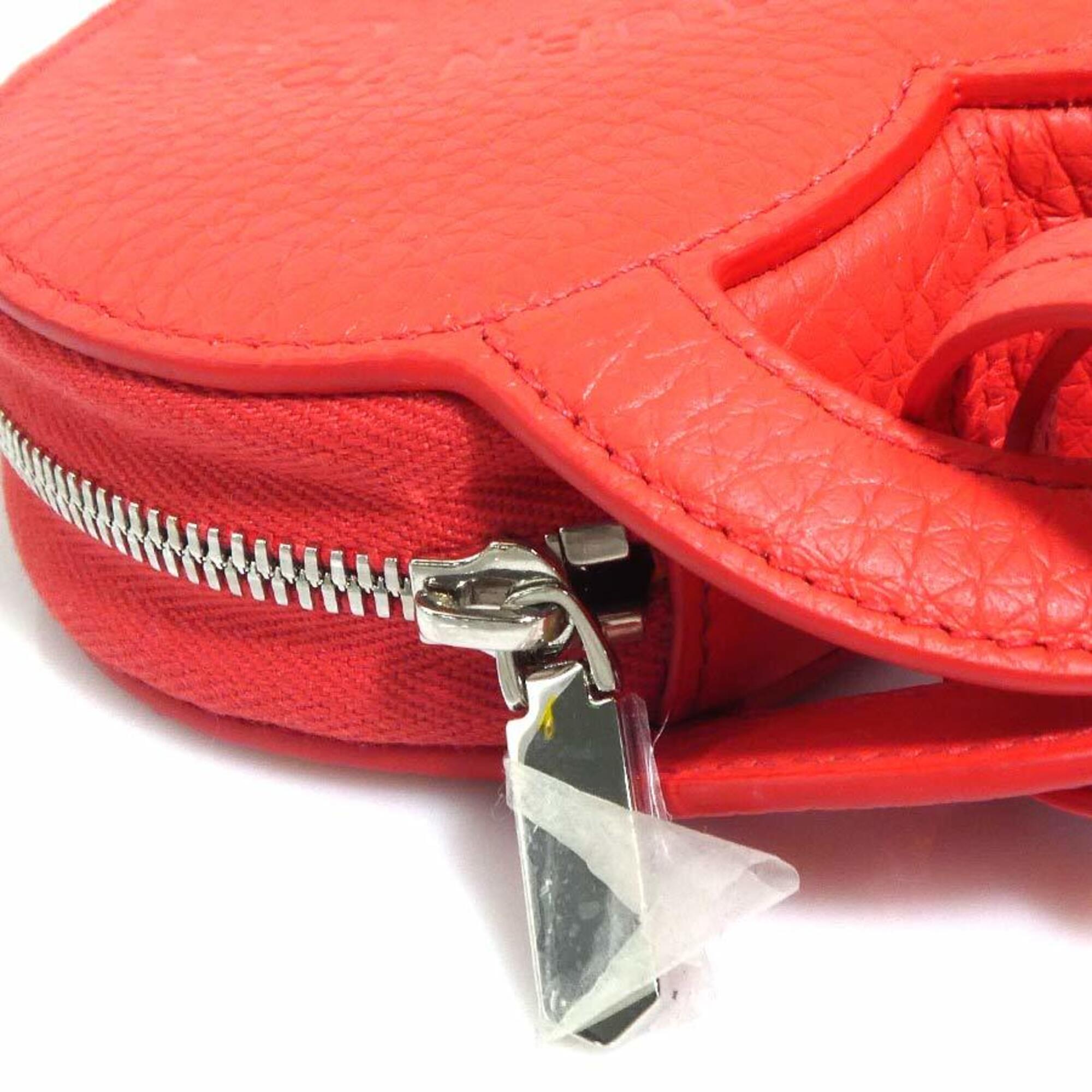Tiffany Red Color Leather Coin Purse/Coin Case (Pre-Owned)