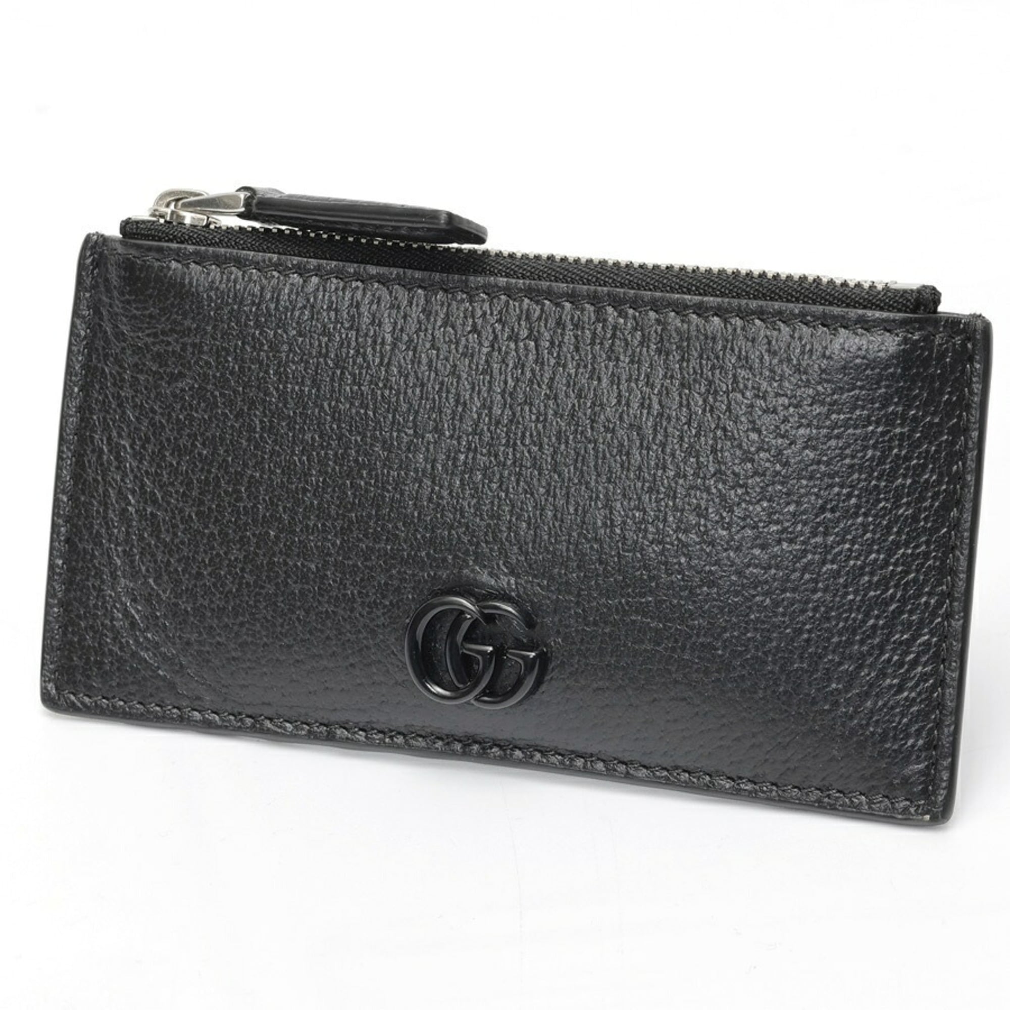 Gucci Black Leather Coin Purse/Coin Case (Pre-Owned)