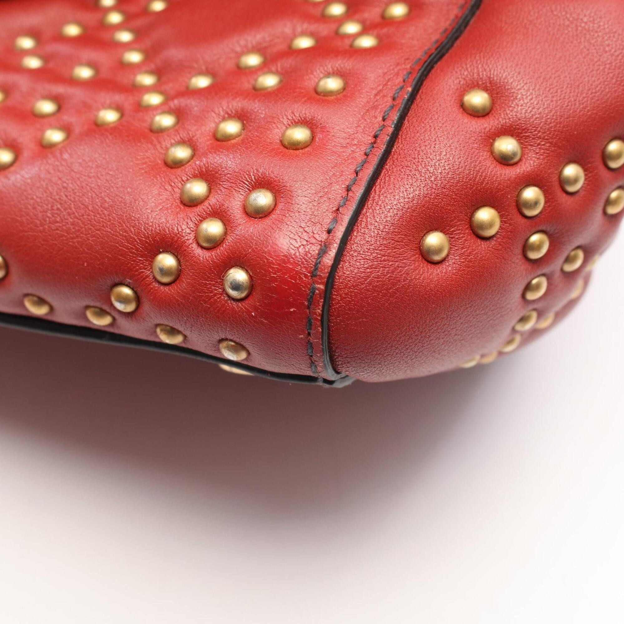 Christian Dior Bordeaux Leather Handbag (Pre-Owned)