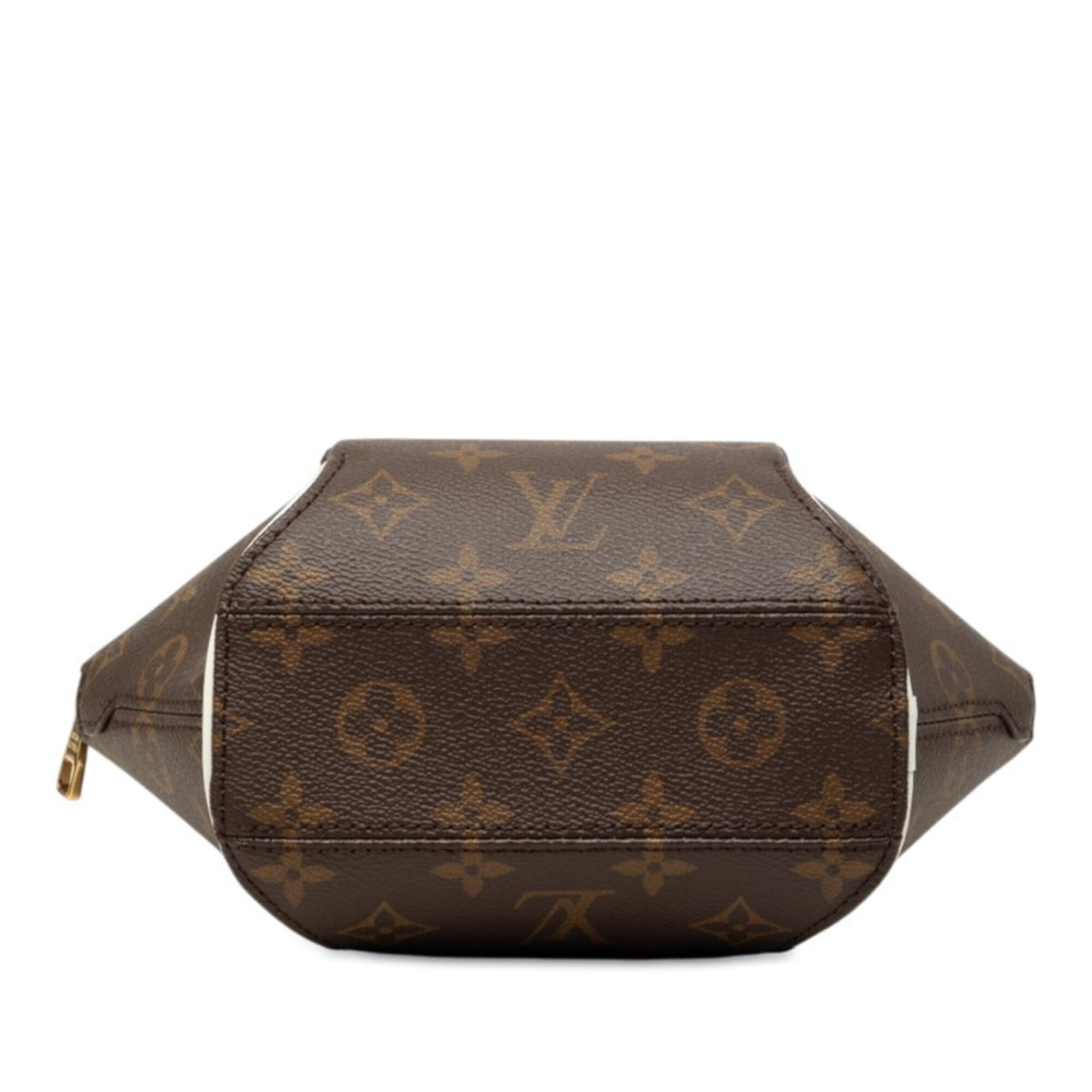 Louis Vuitton Brown Monogram White Monogram Handbag Pouch Shoulder Bag (Pre-Owned)