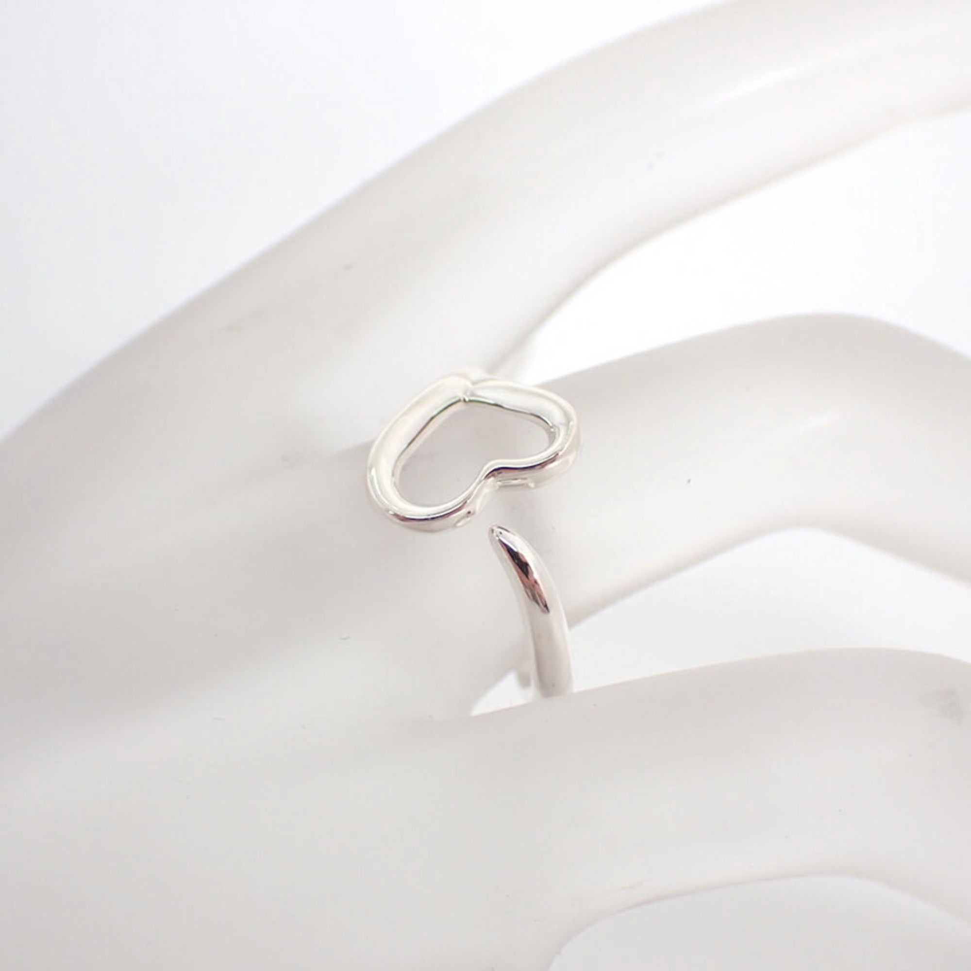 Tiffany Silver Sterling Silver 925 Band Ring (Pre-Owned)