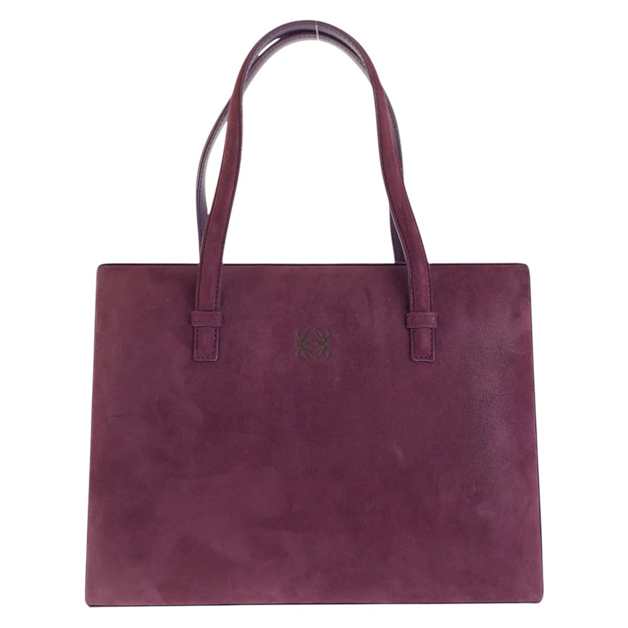 Loewe Gold Purple Suede Leather Handbag Shoulder Bag Tote Bag (Pre-Owned)