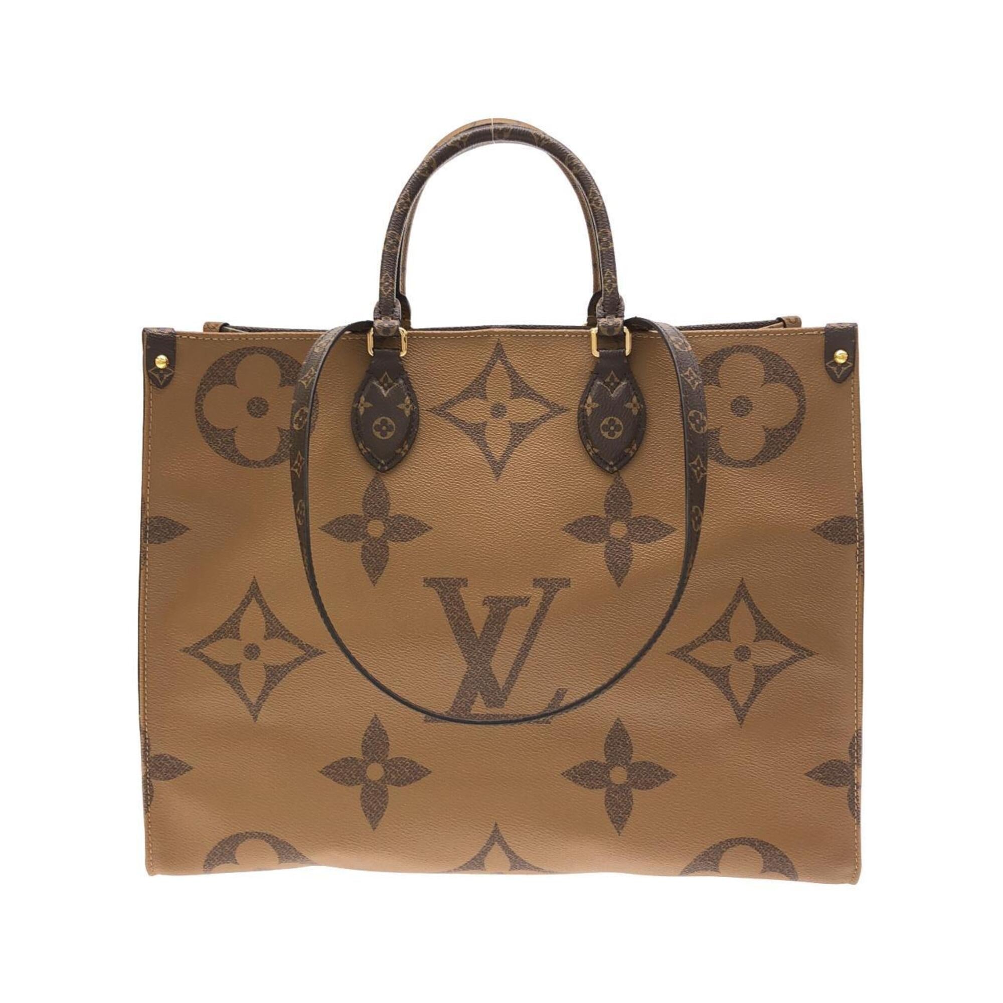 Louis Vuitton Marron Coated Canvas Handbag (Pre-Owned)