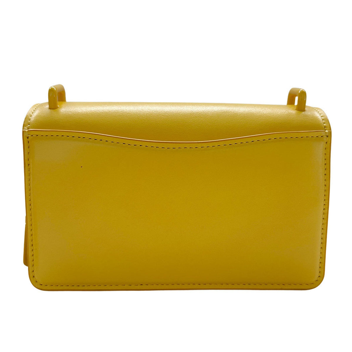 Coach Yellow Leather Shoulder Bag (Pre-Owned)