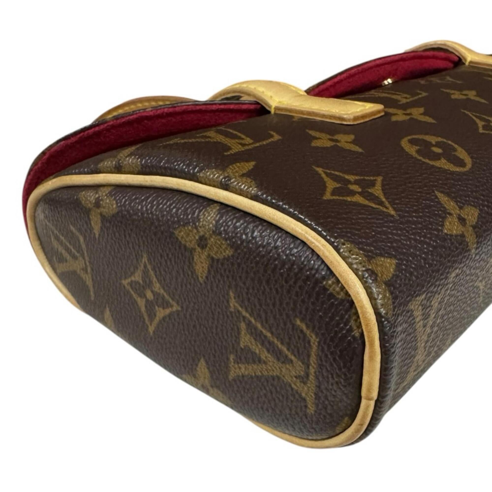 Louis Vuitton Brown Monogram Canvas Handbag (Pre-Owned)