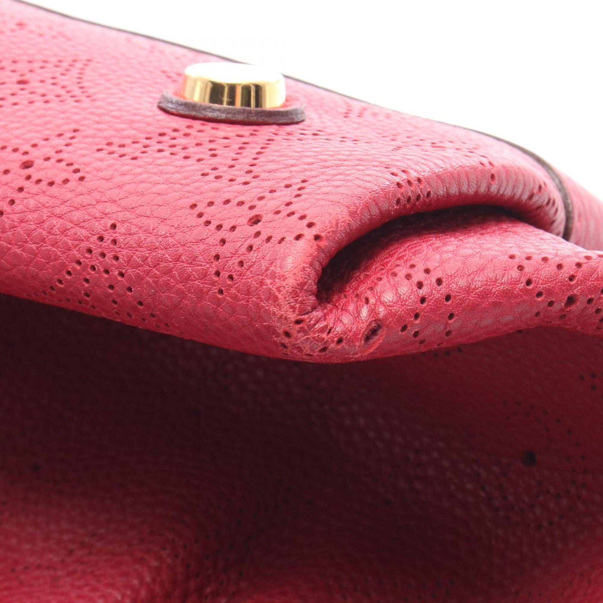 Louis Vuitton Pink Mahina Leather Handbag (Pre-Owned)