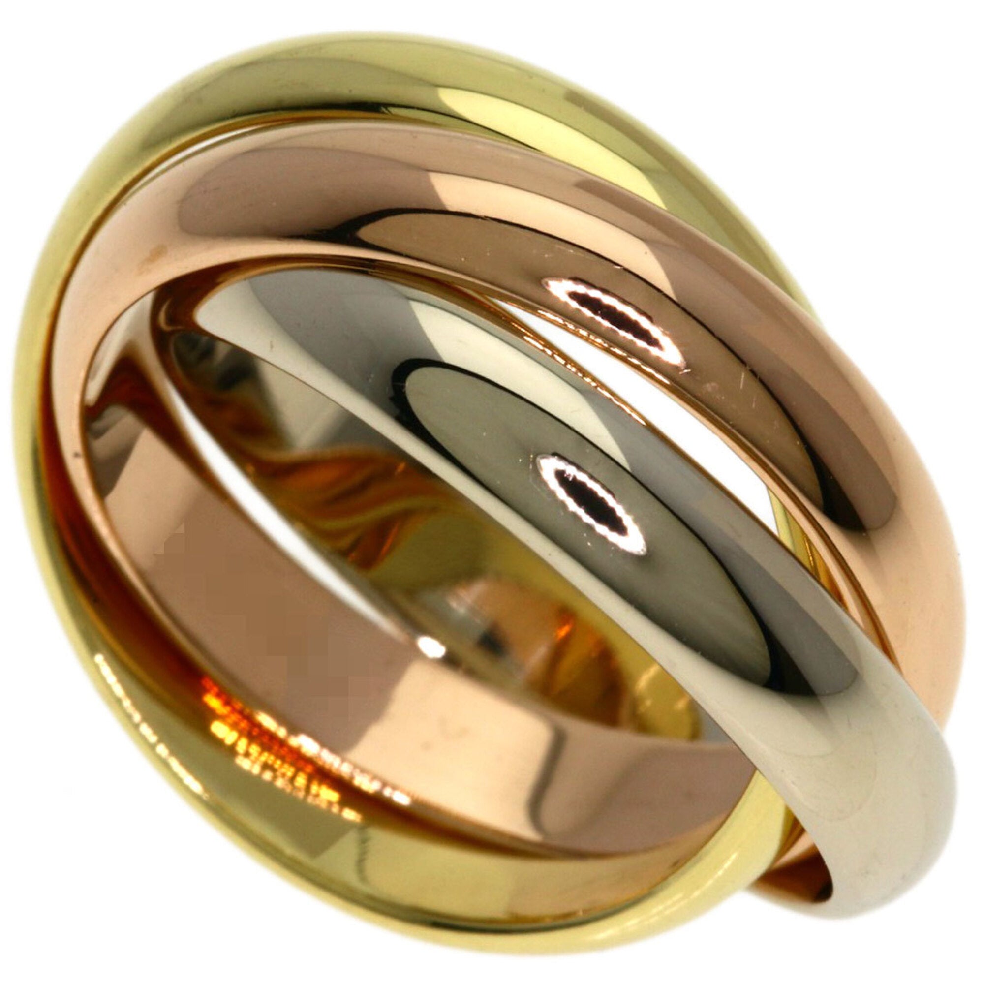 Cartier Trinity Yellow Gold (18K) Pink Gold (18K) White Gold (18K) Band Ring (Pre-Owned)
