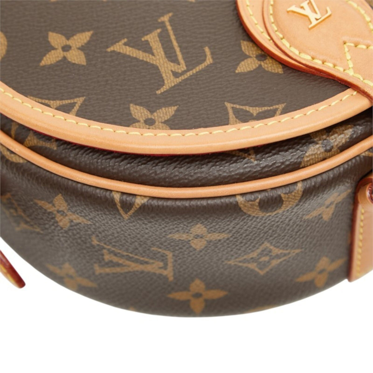 Louis Vuitton Brown Pvc Leather Shoulder Bag (Pre-Owned)