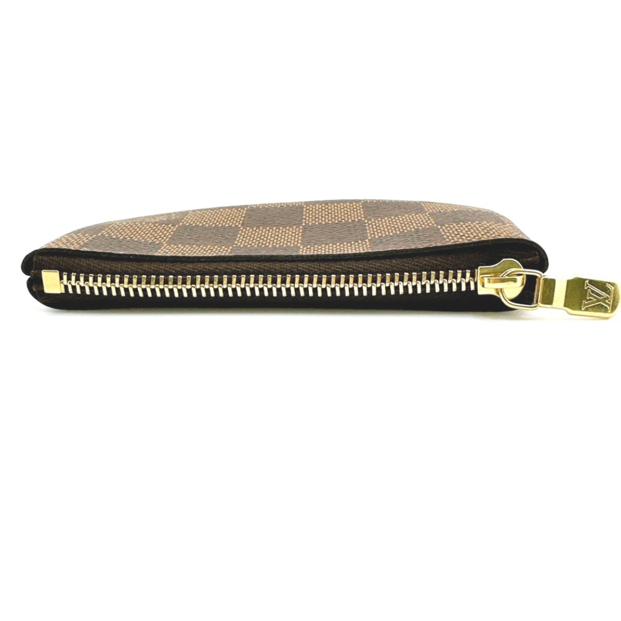 Louis Vuitton Damier Brown Damier Canvas Damier Canvas Coin Purse/Coin Case (Pre-Owned)