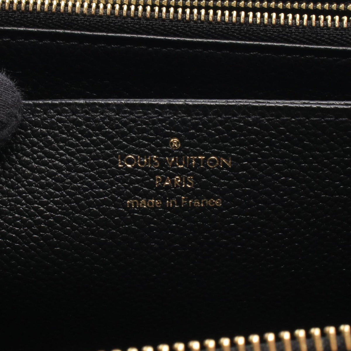 Louis Vuitton Black Noir Monogram Empreinte Long Wallet (Bi-Fold) (Pre-Owned)