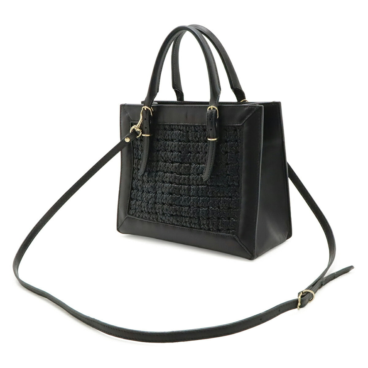 Balenciaga Black Leather Handbag Shoulder Bag (Pre-Owned)