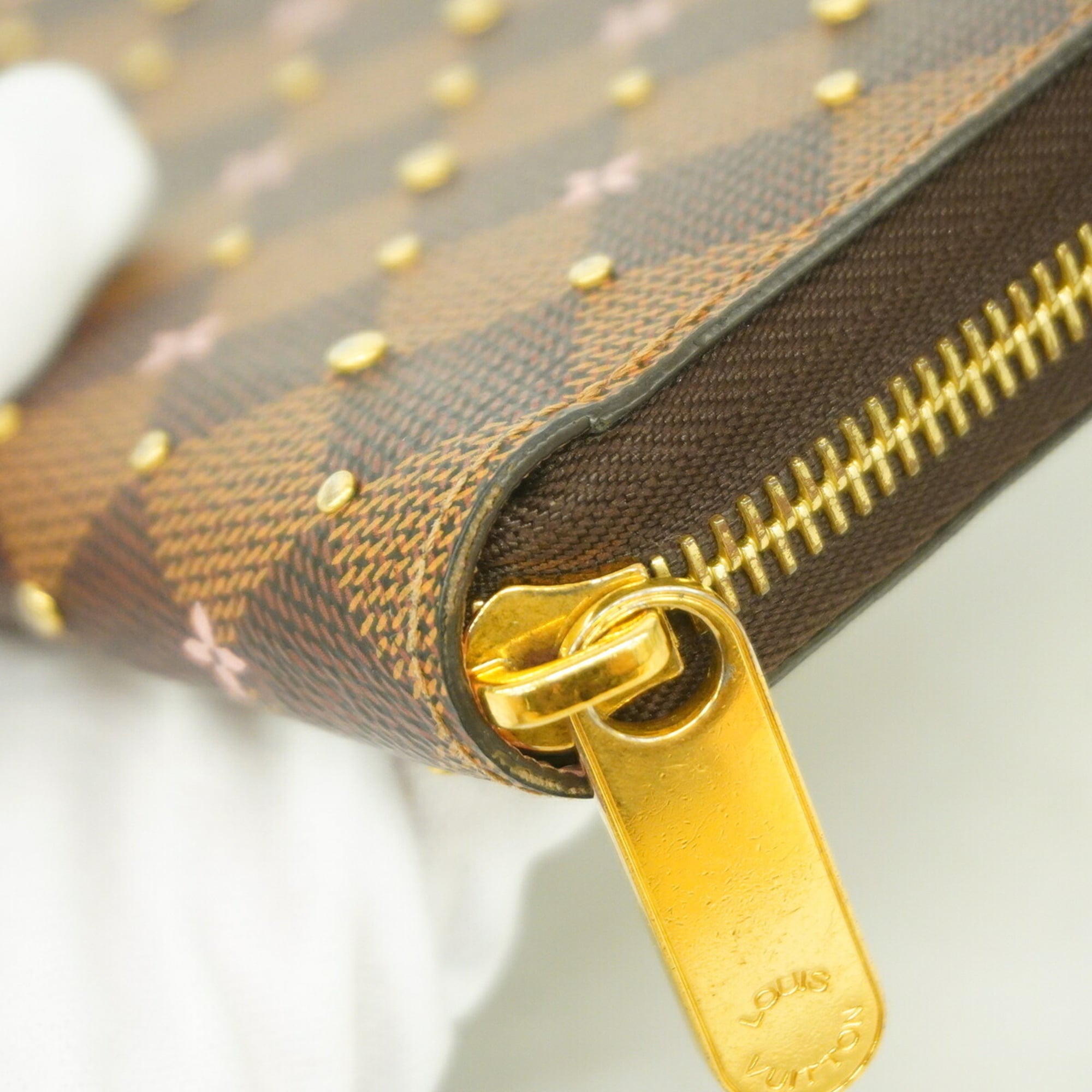 Louis Vuitton Ebene Rose Ballerine Long Wallet (Bi-Fold) (Pre-Owned)