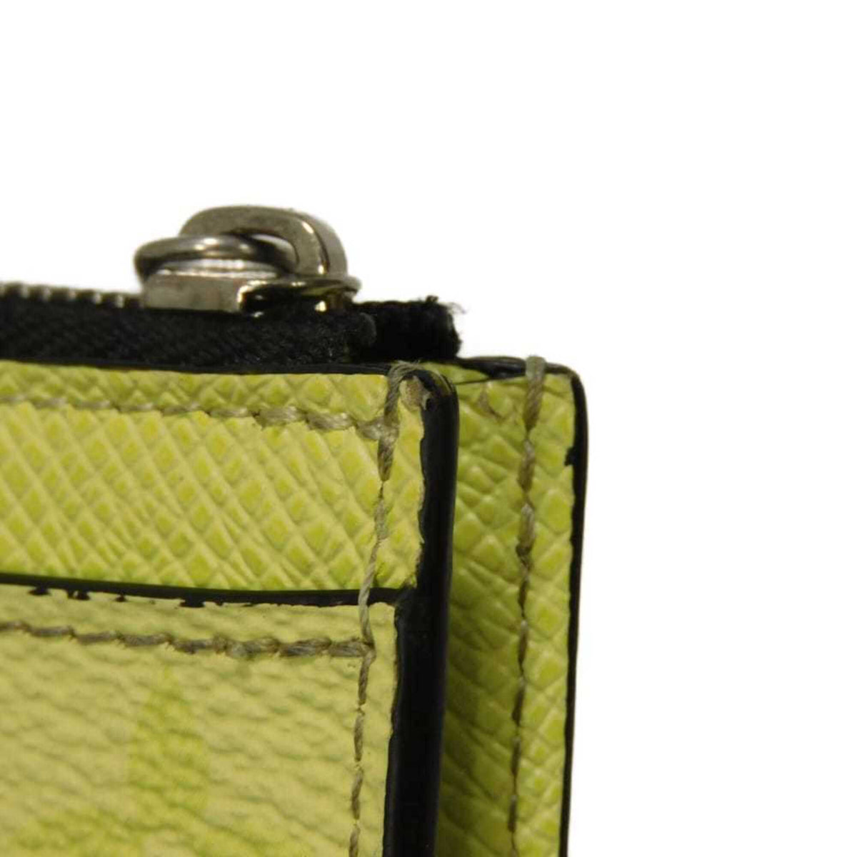 Louis Vuitton Yellow Taigarama Coin Purse/Coin Case (Pre-Owned)