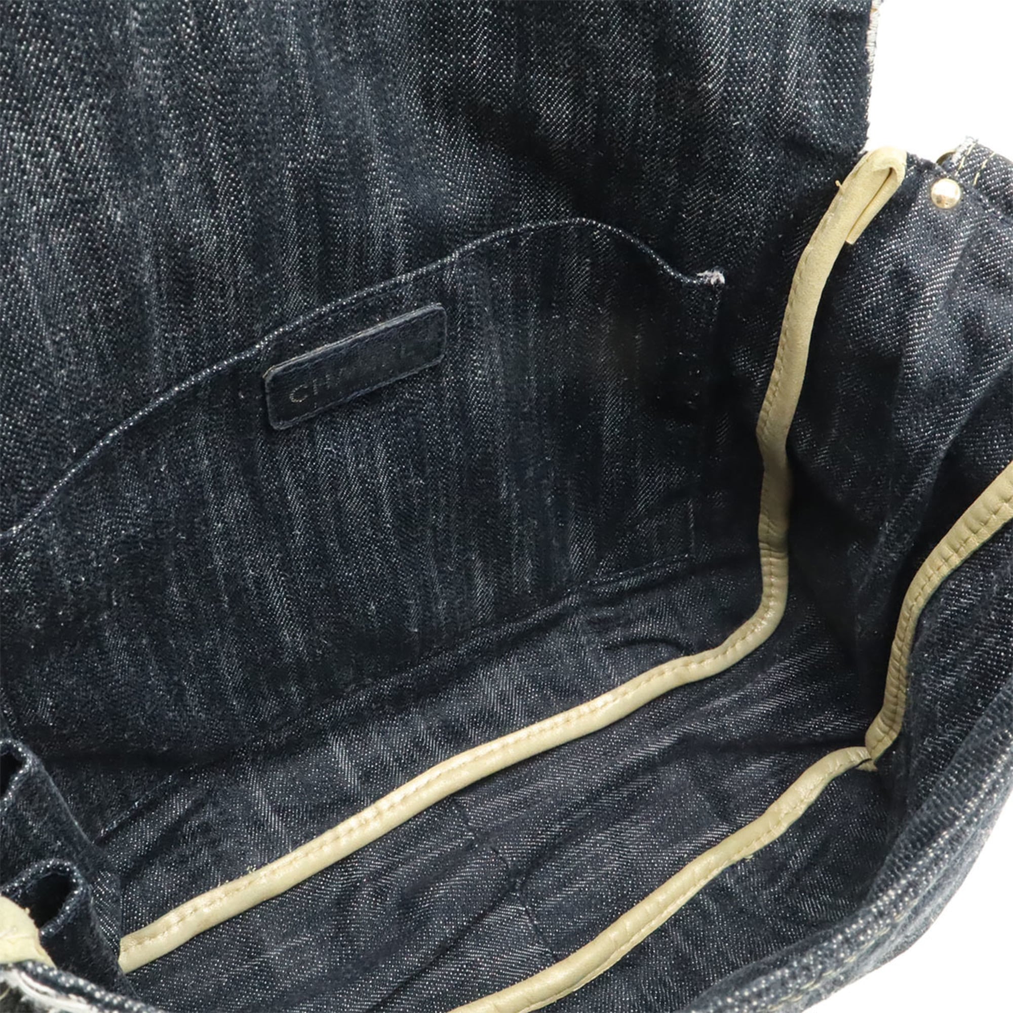 Chanel Denim Denim Shoulder Bag (Pre-Owned)