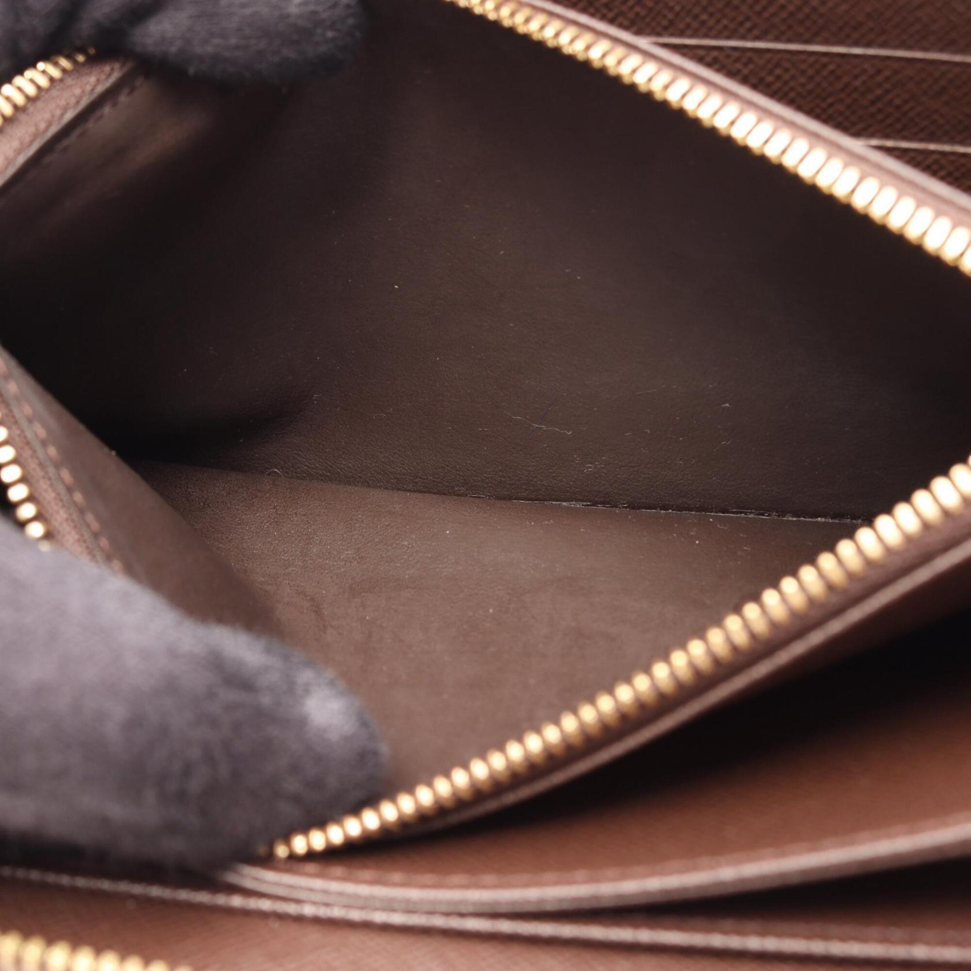 Louis Vuitton Brown Pvc Long Wallet (Bi-Fold) (Pre-Owned)