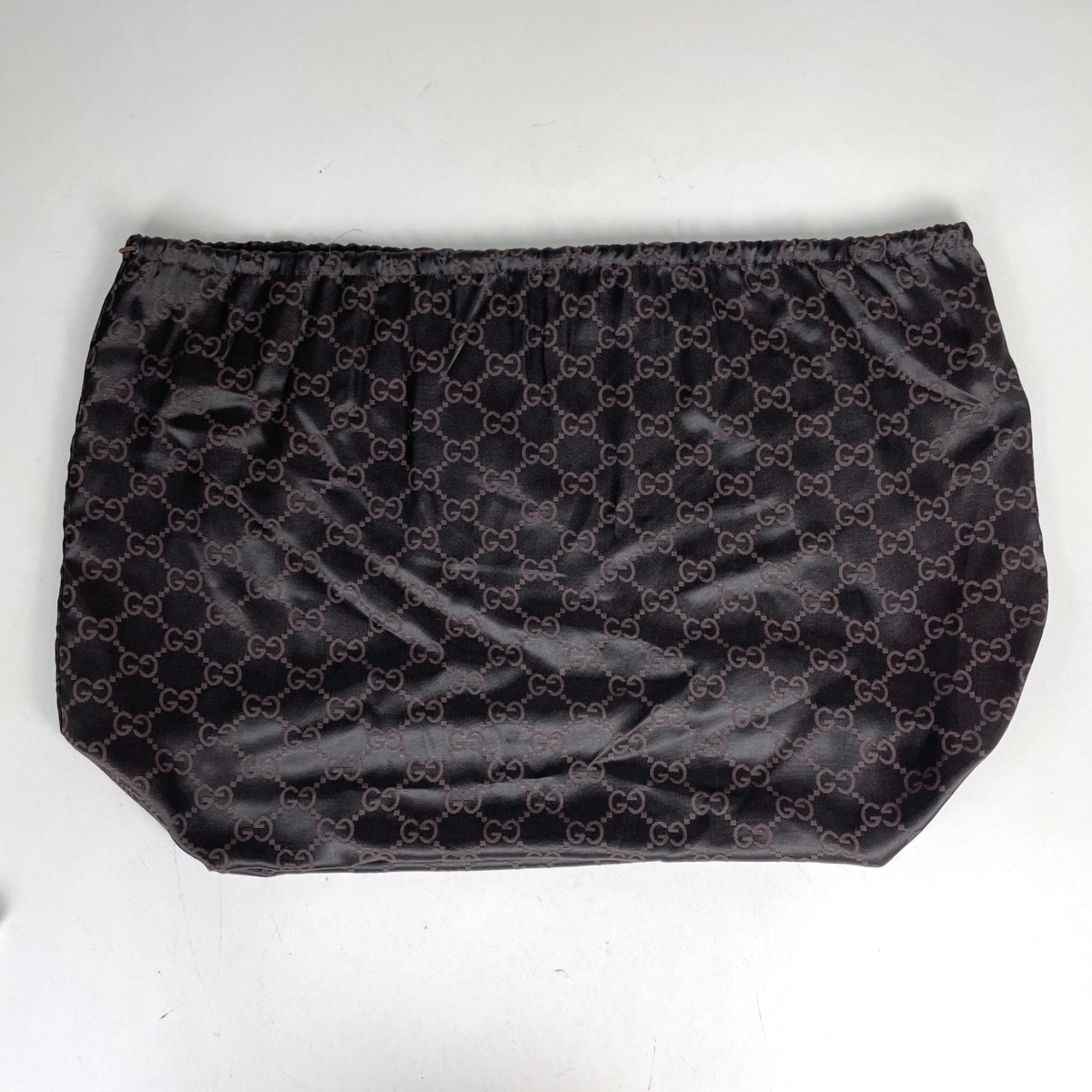 Gucci Brown Coated Canvas Leather Tote Bag (Pre-Owned)