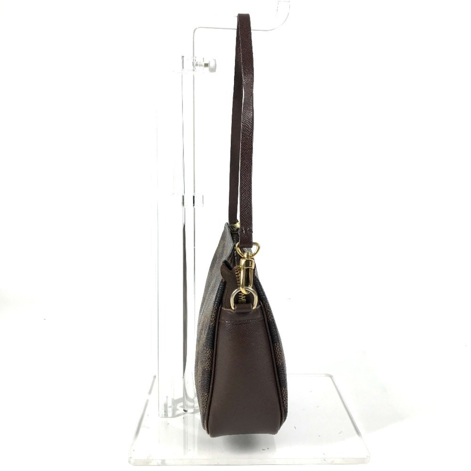 Louis Vuitton Damier Brown Ebene Damier Canvas Handbag Shoulder Bag (Pre-Owned)