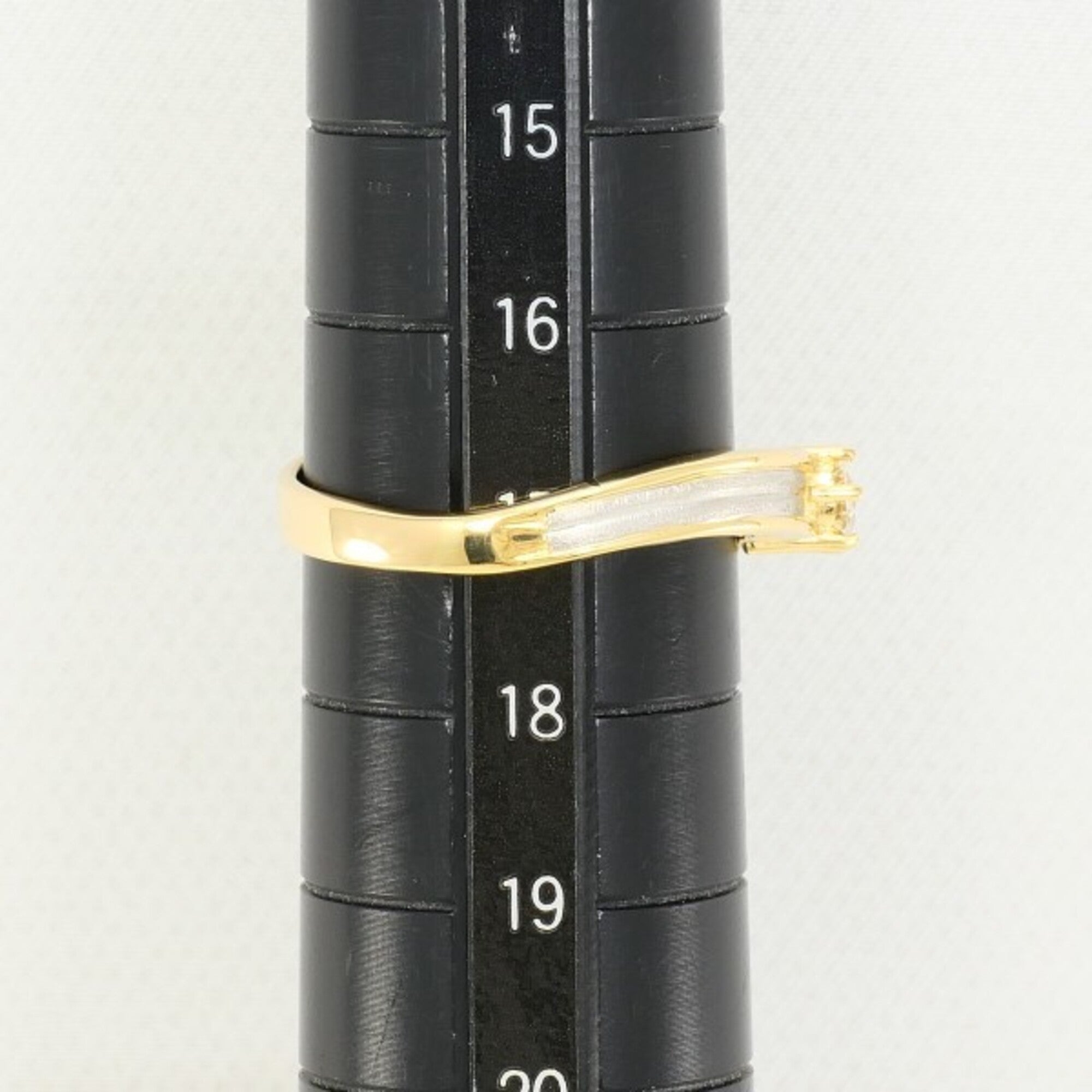 Unbranded Platinum Yellow Gold Yellow Gold (18K) Platinum 900 Band Ring (Pre-Owned)