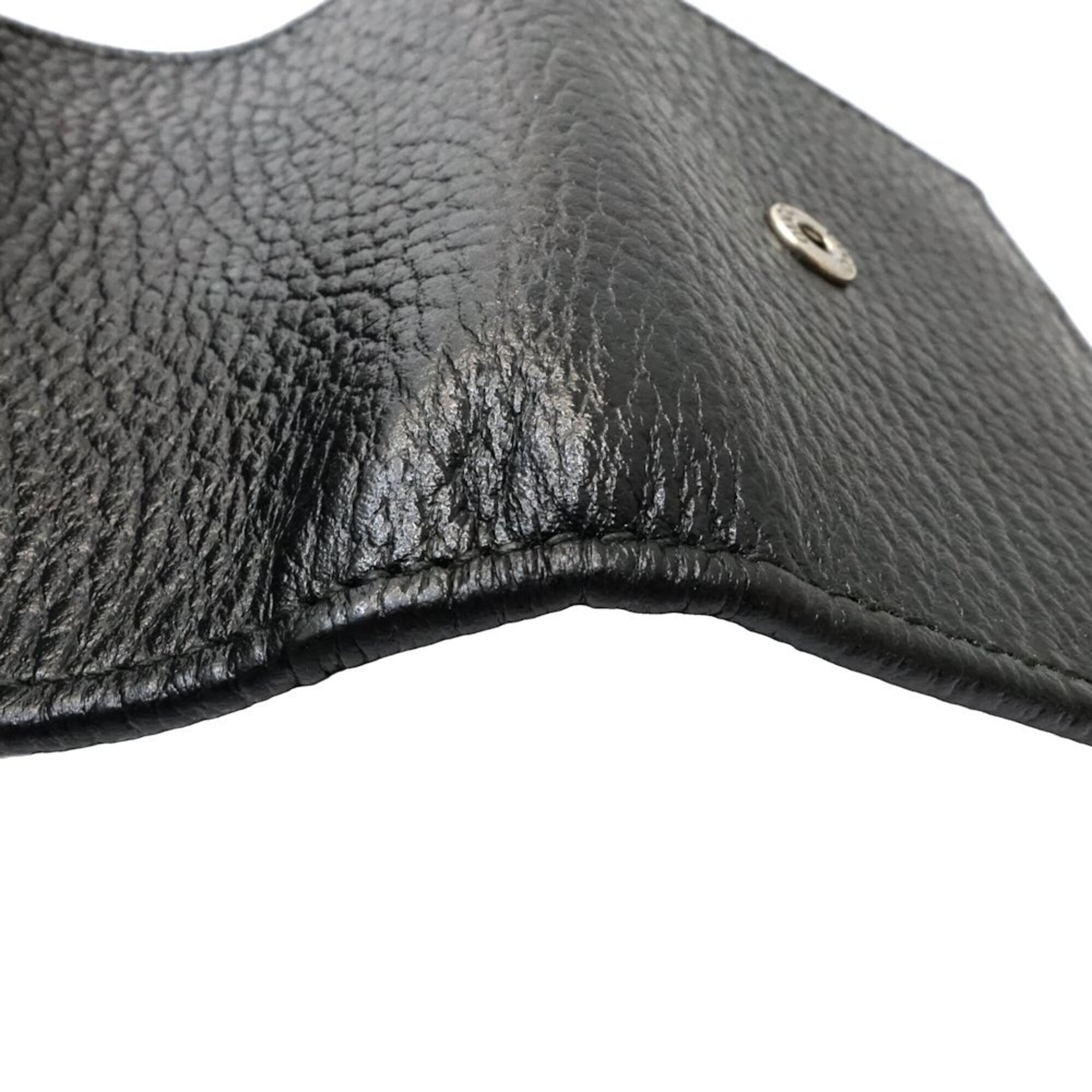 Gucci Black Leather Wallet (Tri-Fold) (Pre-Owned)