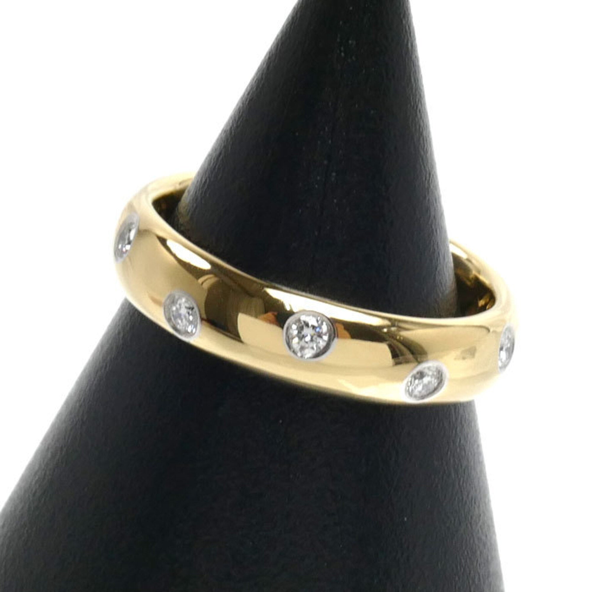 Tiffany Yellow Gold (18K) Platinum 950 Band Ring (Pre-Owned)