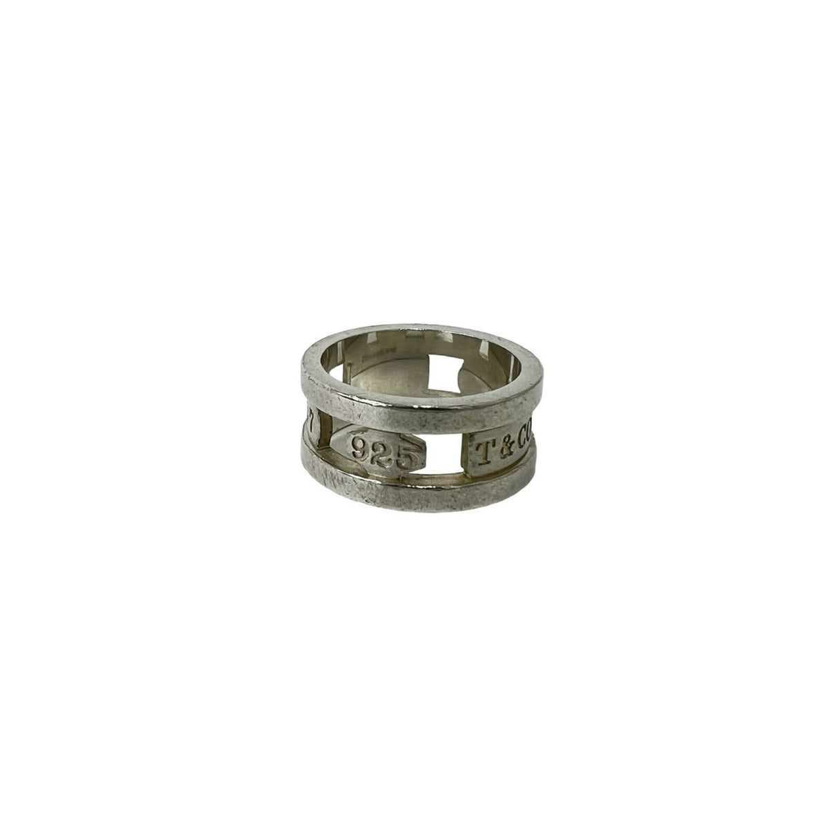 Tiffany Silver Silver 925 Band Ring (Pre-Owned)