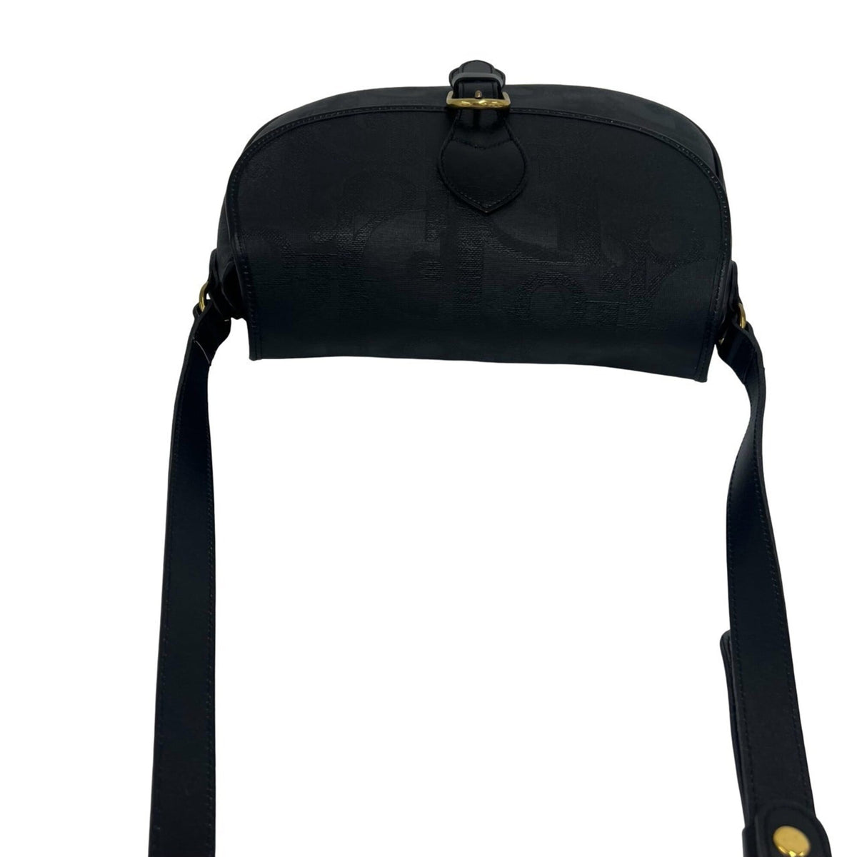 Christian Dior Black Leather Pvc Crossbody Bag Shoulder Bag (Pre-Owned)