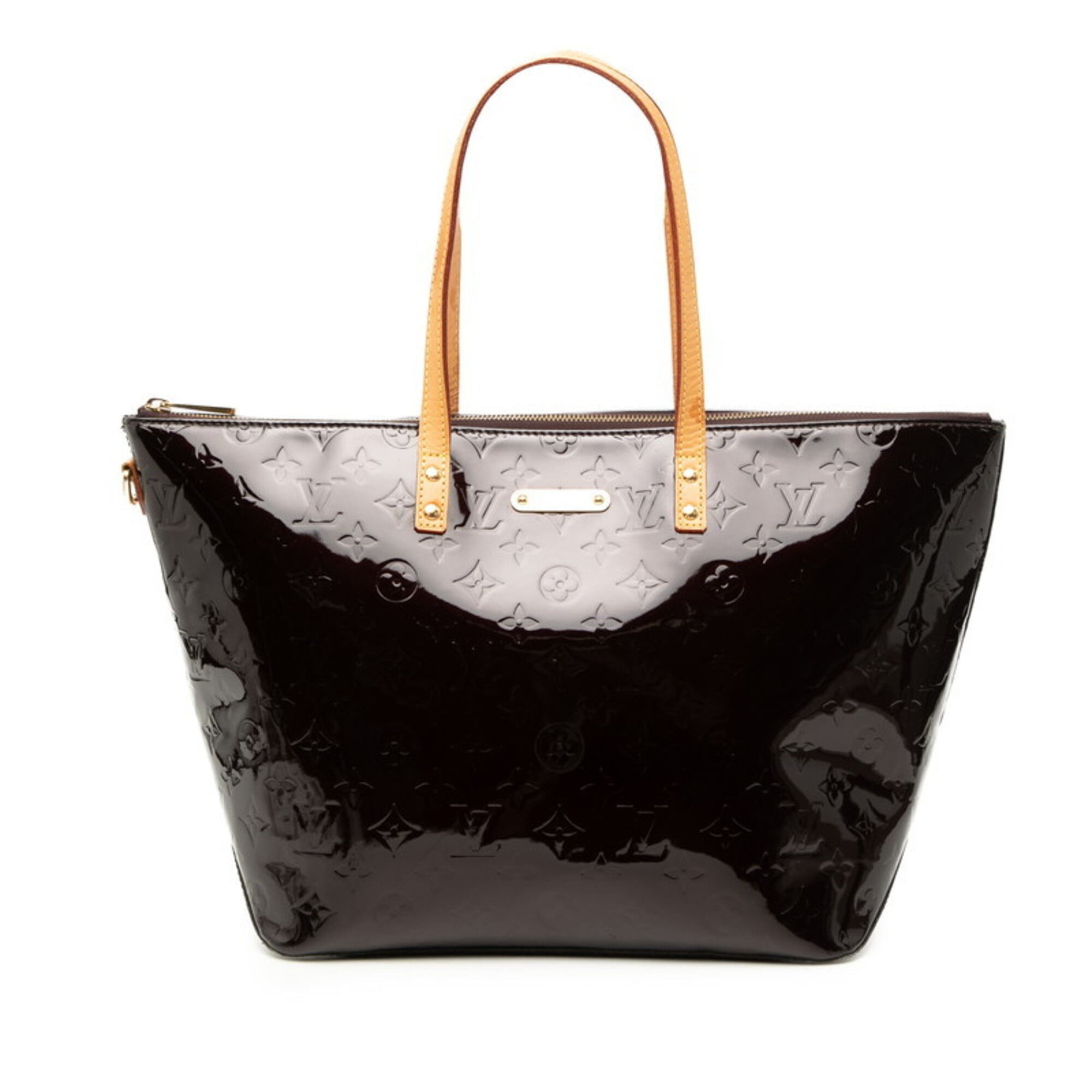 Louis Vuitton Amarante Purple Patent Leather Handbag Tote Bag (Pre-Owned)