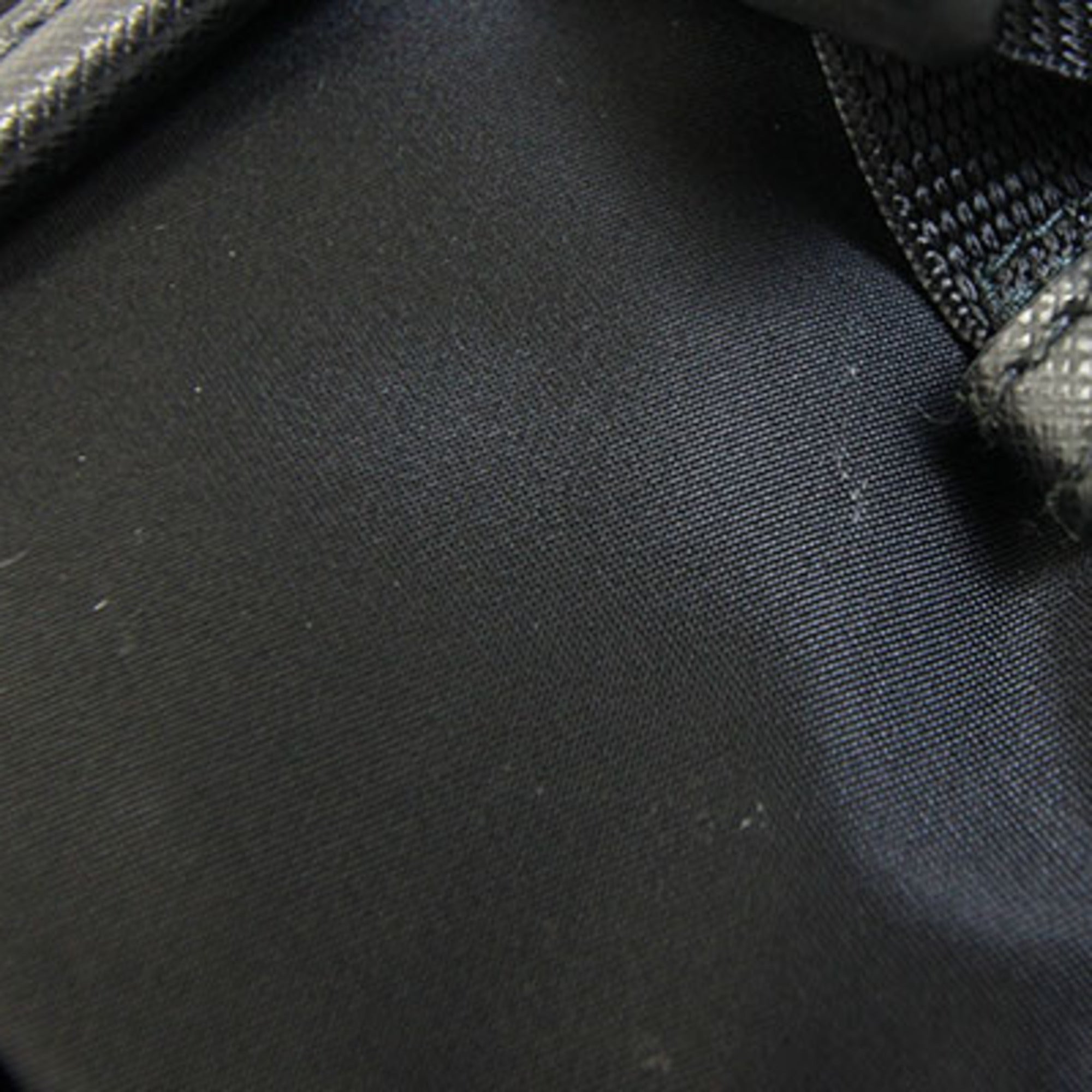 Prada Black Nylon Leather Shoulder Bag (Pre-Owned)