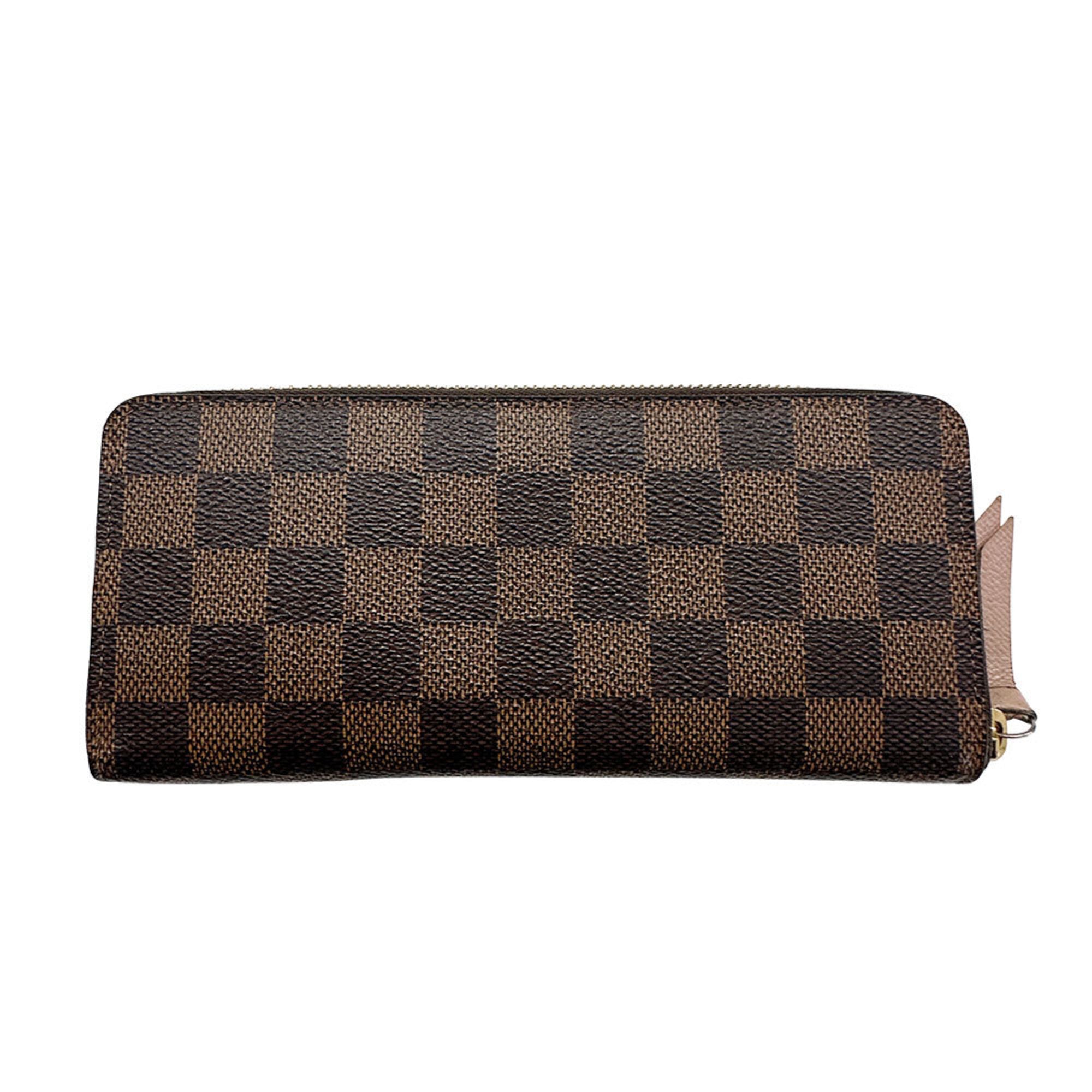 Louis Vuitton Brown Rose Ballerine Damier Canvas Coin Purse/Coin Case (Pre-Owned)
