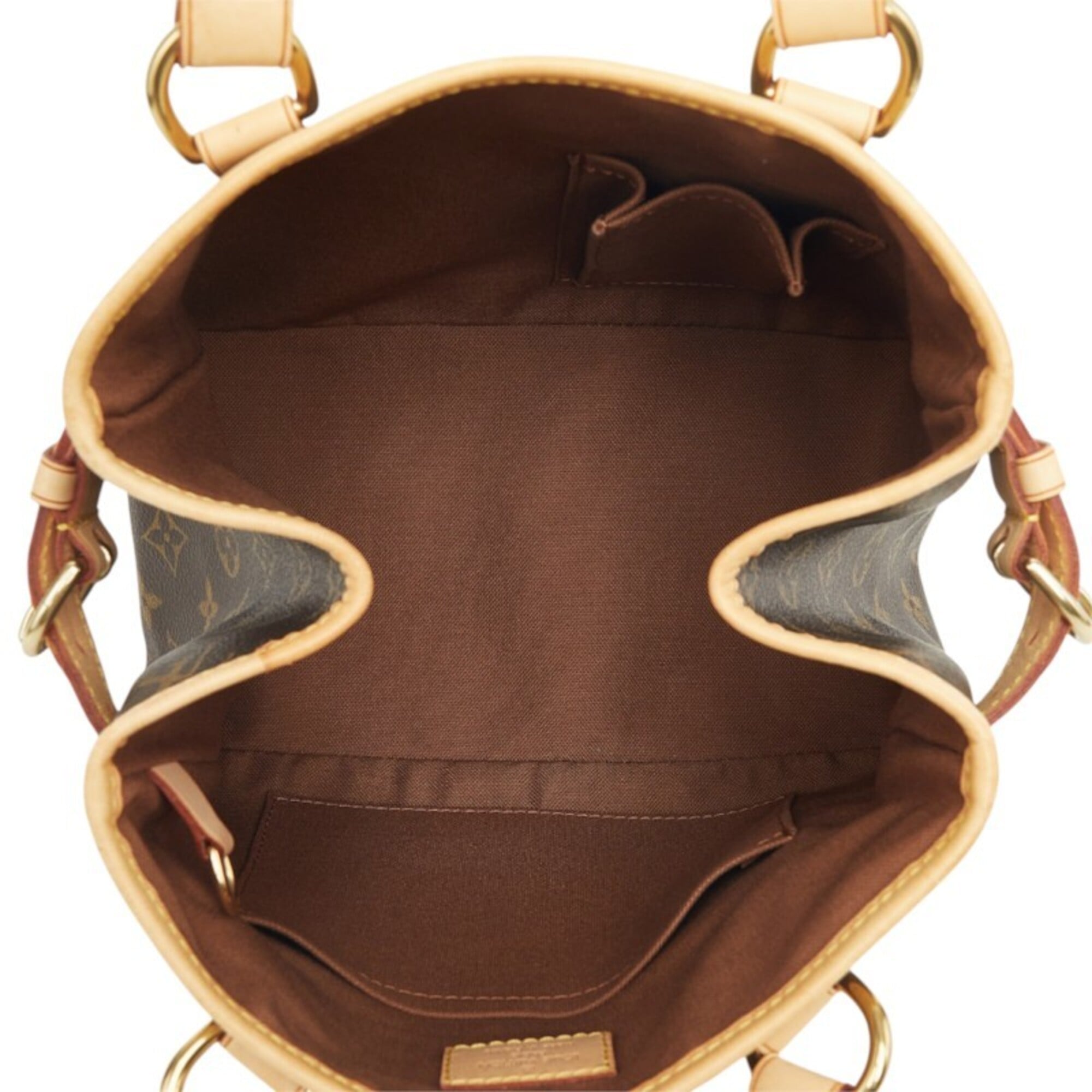 Louis Vuitton Brown Pvc Leather Handbag (Pre-Owned)