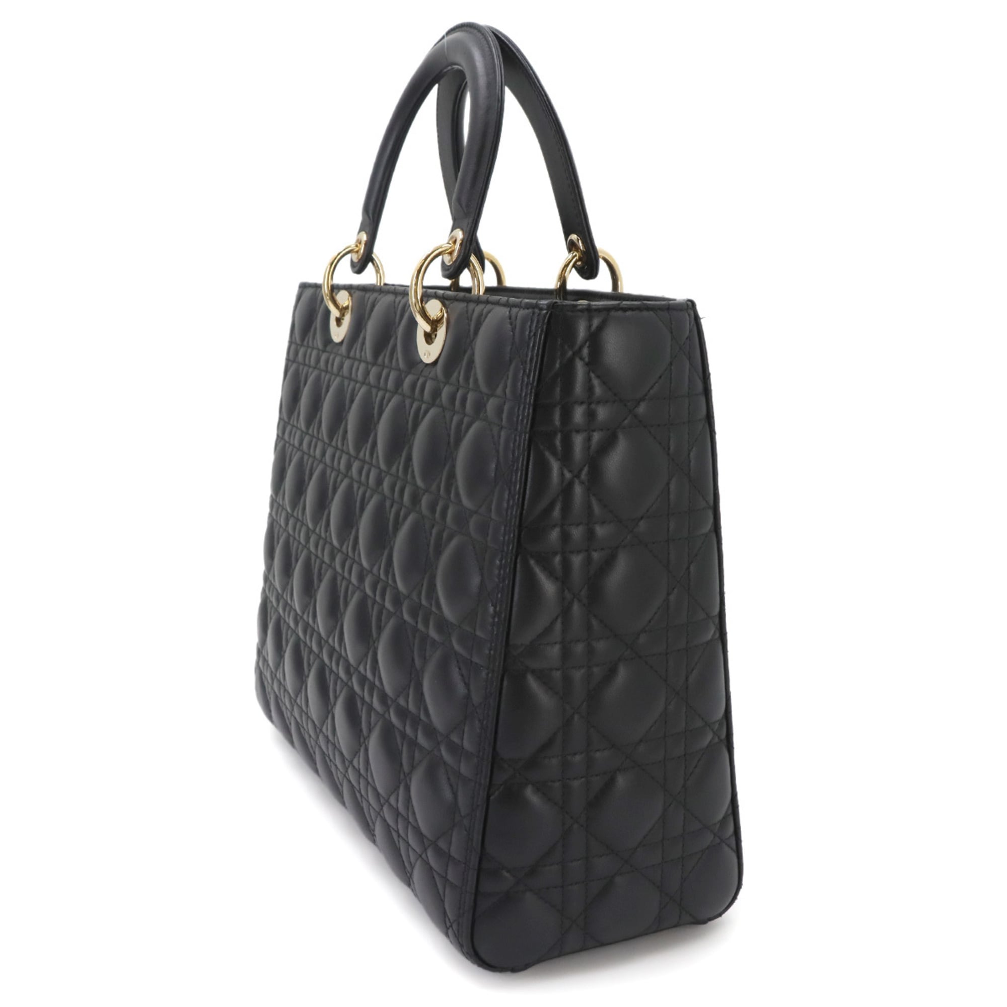 Christian Dior Black Leather Handbag (Pre-Owned)