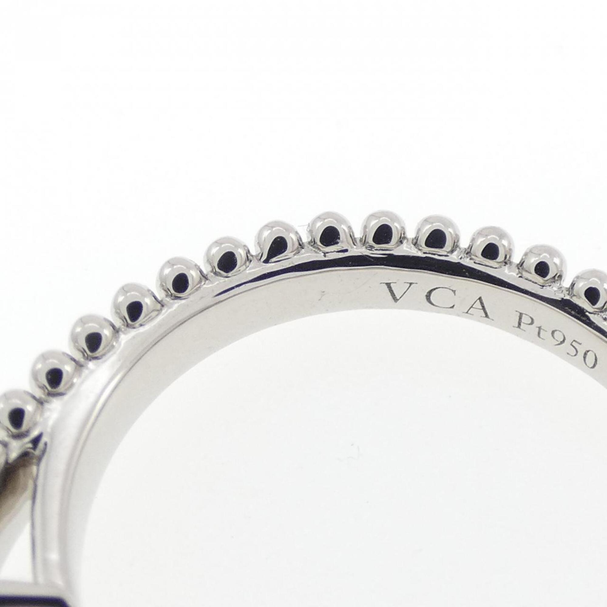Van Cleef & Arpels Platinum 950 Band Ring (Pre-Owned)