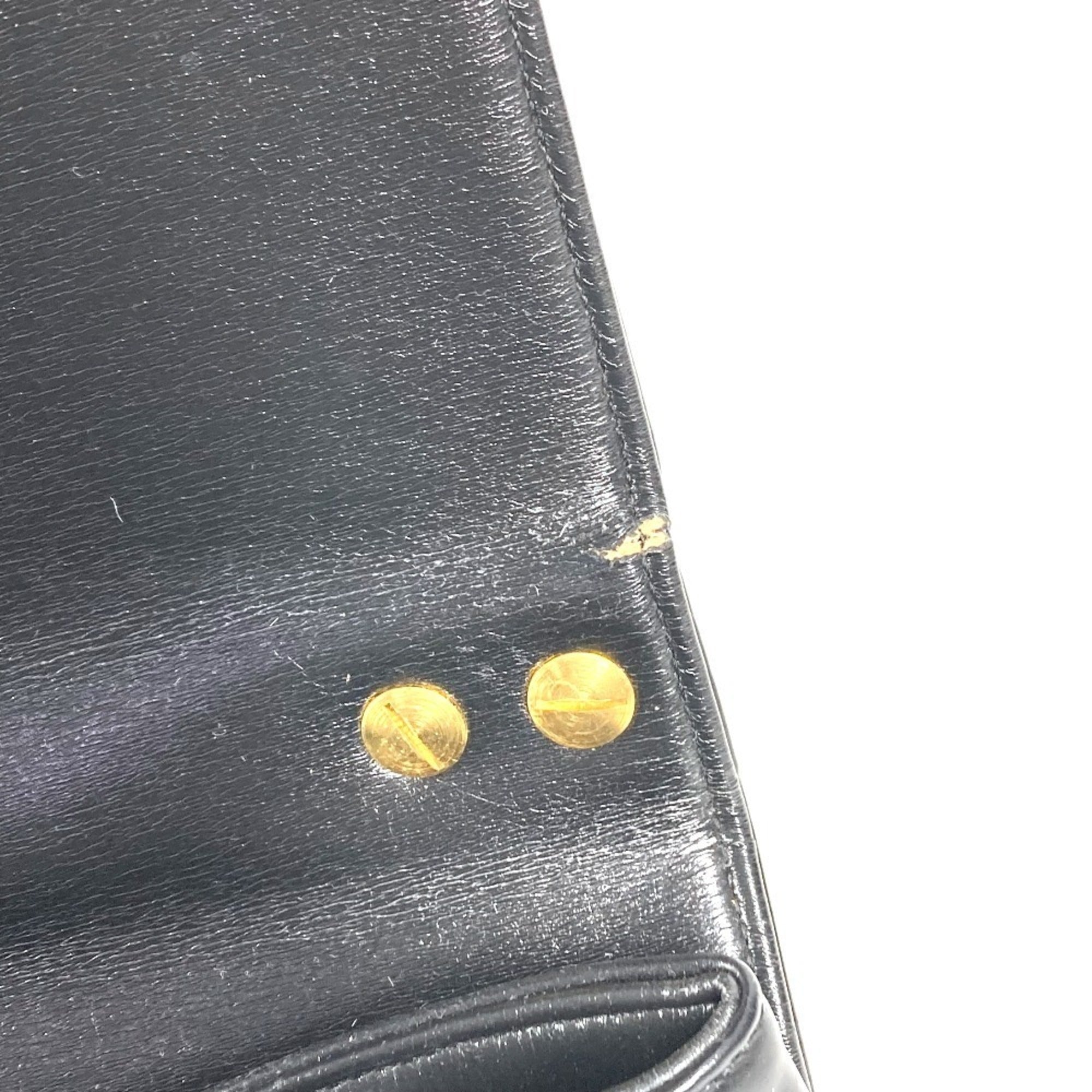 Christian Dior Black Leather Handbag (Pre-Owned)