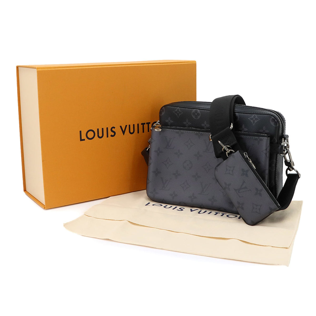 Louis Vuitton Monogram Eclipse Monogram Eclipse Handbag Messenger Bag Pouch Shoulder Bag (Pre-Owned)