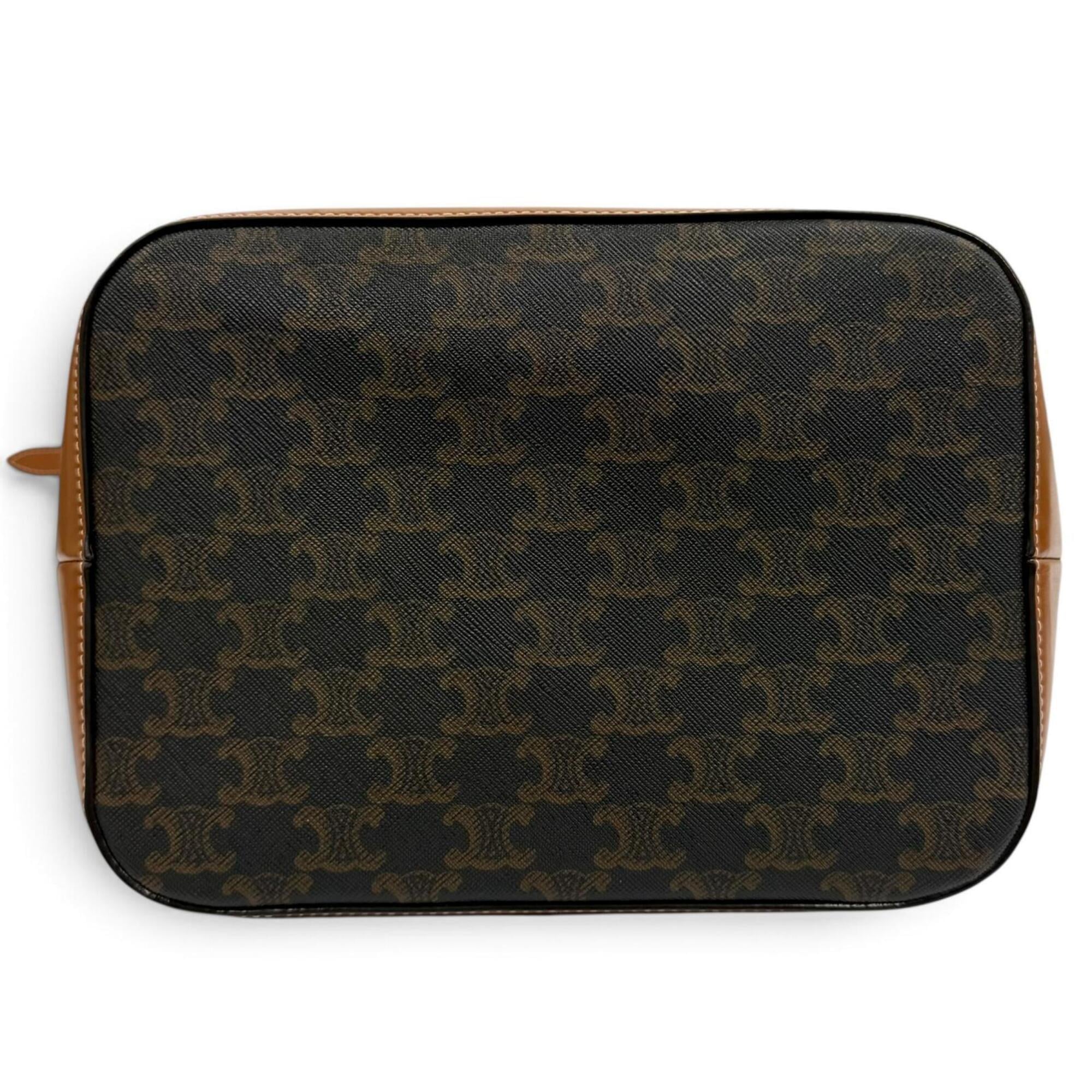 Celine Brown Leather Shoulder Bag (Pre-Owned)