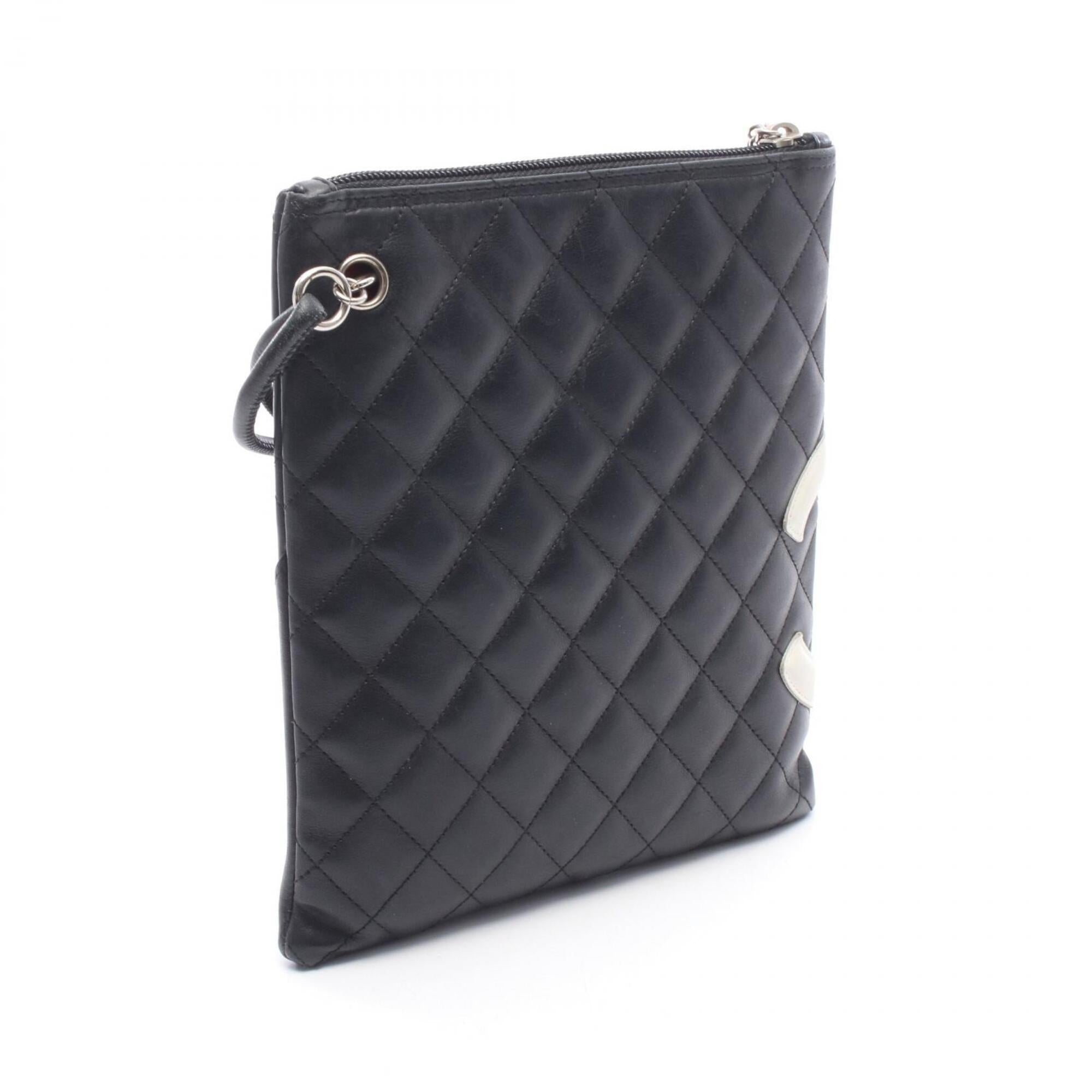 Chanel Black White Cambon Ligne Shoulder Bag (Pre-Owned)