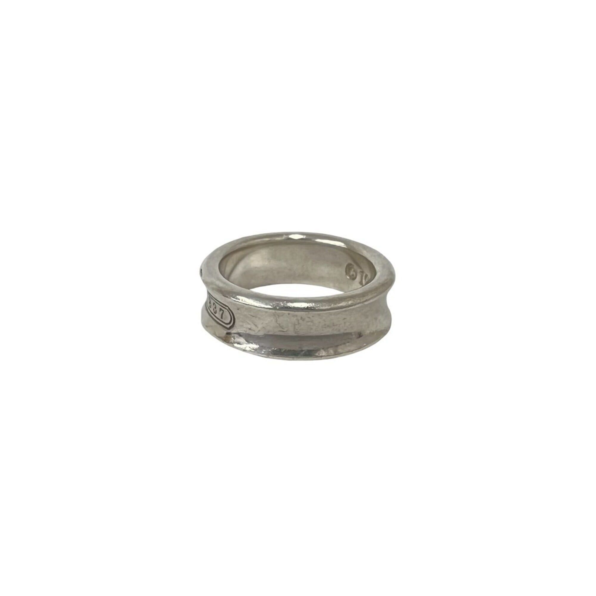 Tiffany Silver Silver 925 Band Ring (Pre-Owned)