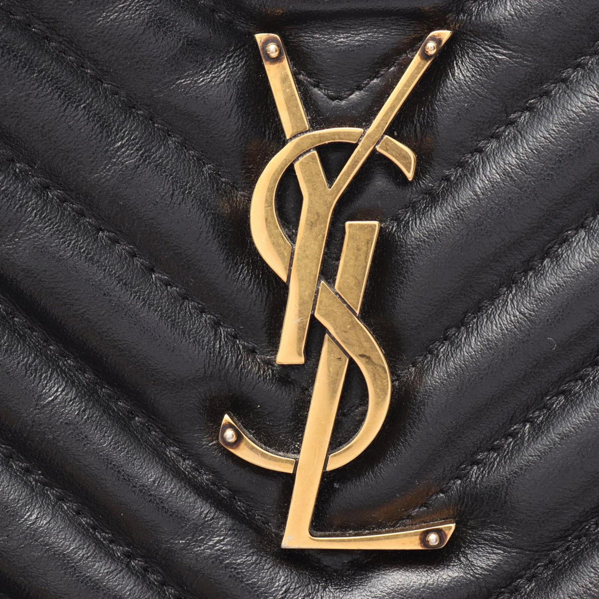 Saint Laurent Black Leather Handbag Shoulder Bag (Pre-Owned)