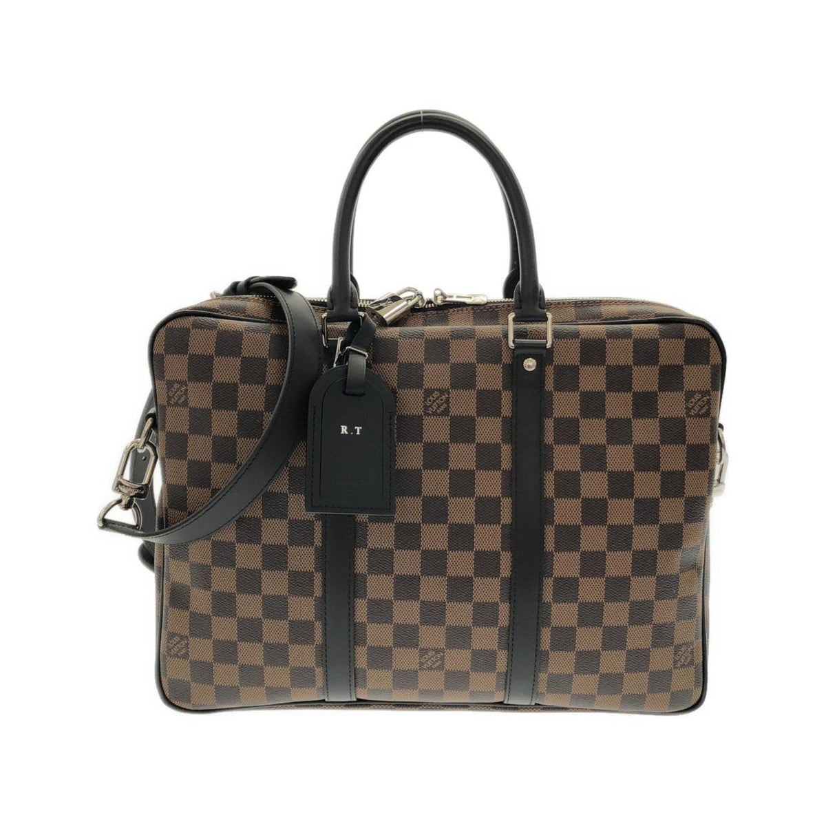 Louis Vuitton Ebene Coated Canvas Handbag (Pre-Owned)