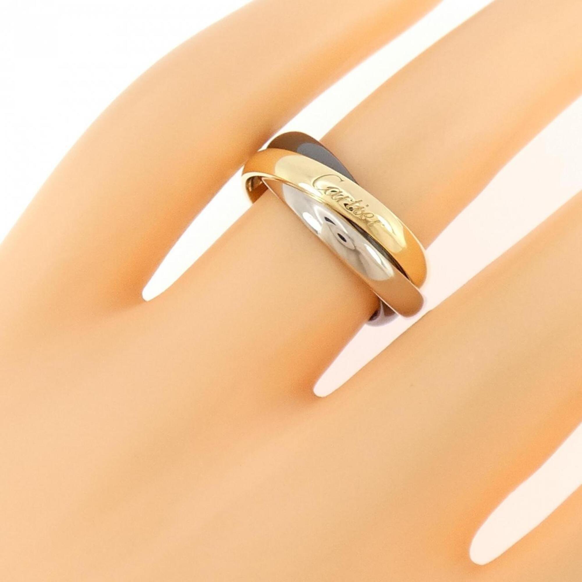 Cartier White Gold Yellow Gold Yellow Gold (18K) White Gold (18K) Ceramic Band Ring (Pre-Owned)