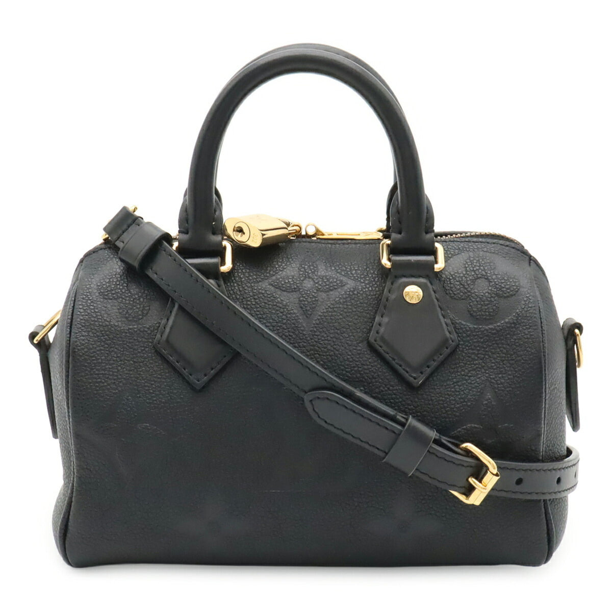 Louis Vuitton Black Noir Leather Handbag Shoulder Bag (Pre-Owned)