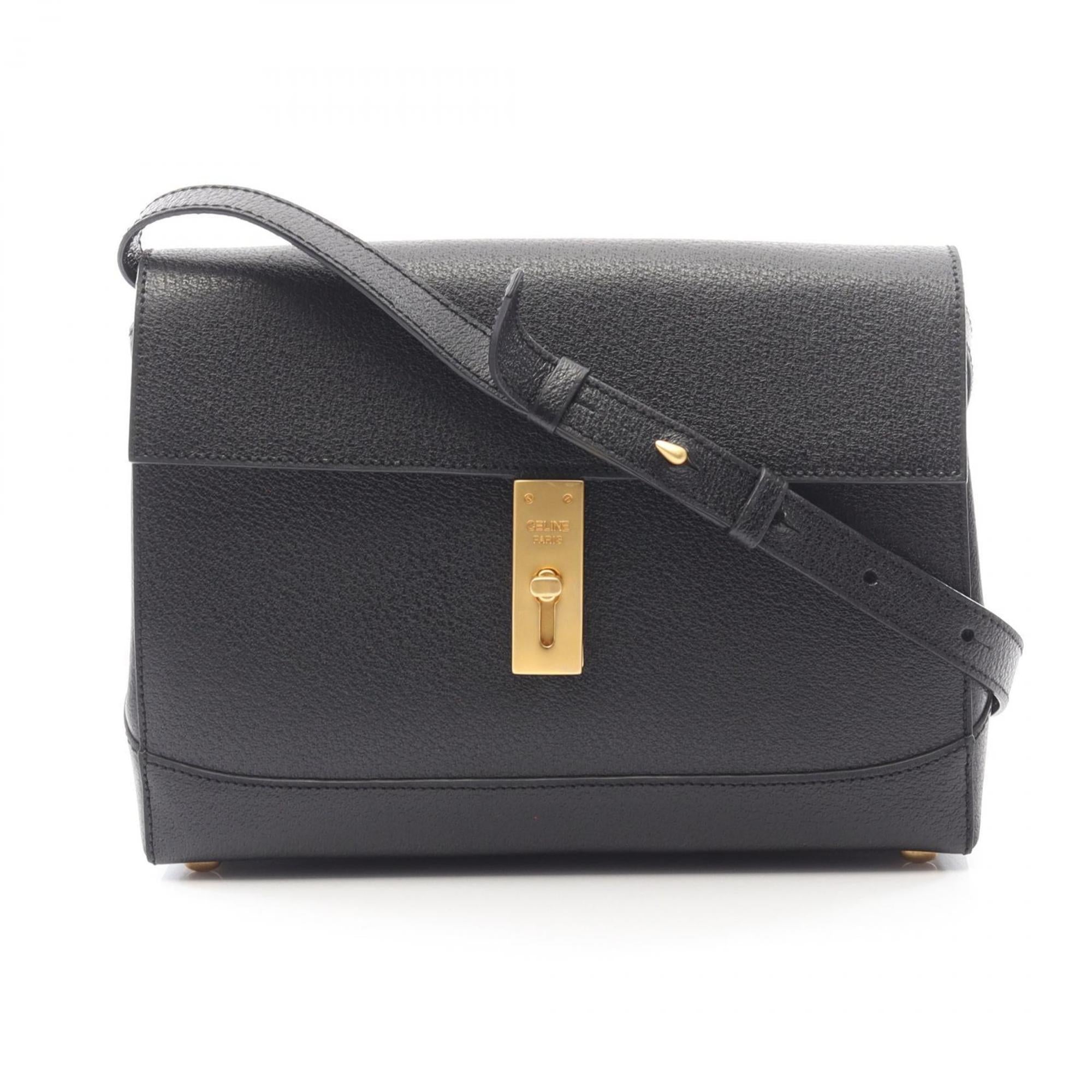 Celine Black Leather Shoulder Bag (Pre-Owned)