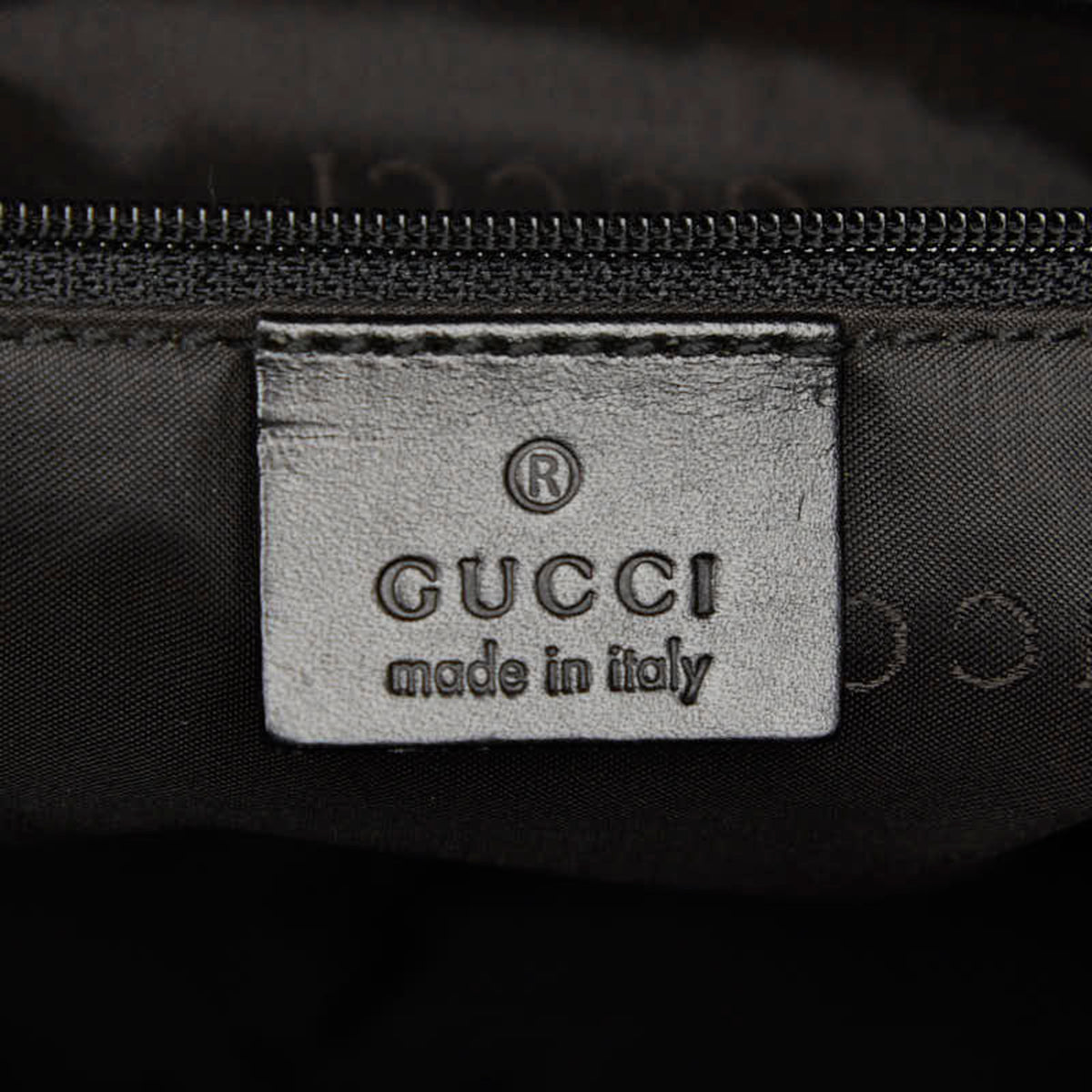 Gucci Bamboo Black Nylon Handbag (Pre-Owned)