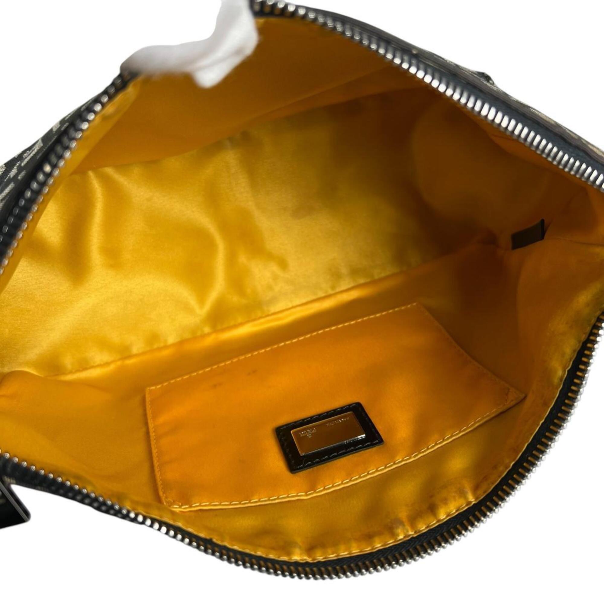 Fendi Gray Zucchino Nylon Shoulder Bag (Pre-Owned)