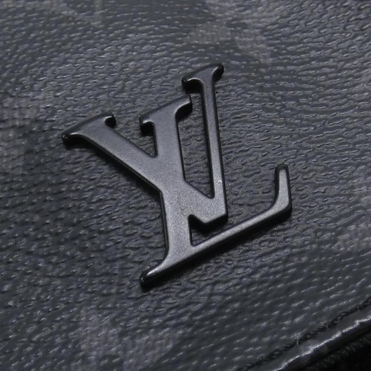 Louis Vuitton Black Coated Canvas Shoulder Bag (Pre-Owned)