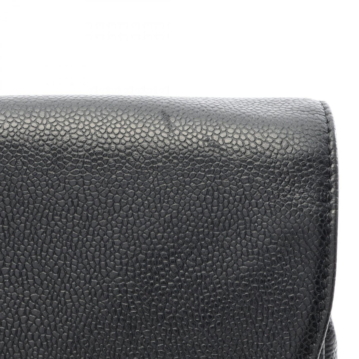 Chanel Black Grained Calfskin Backpack Handbag (Pre-Owned)