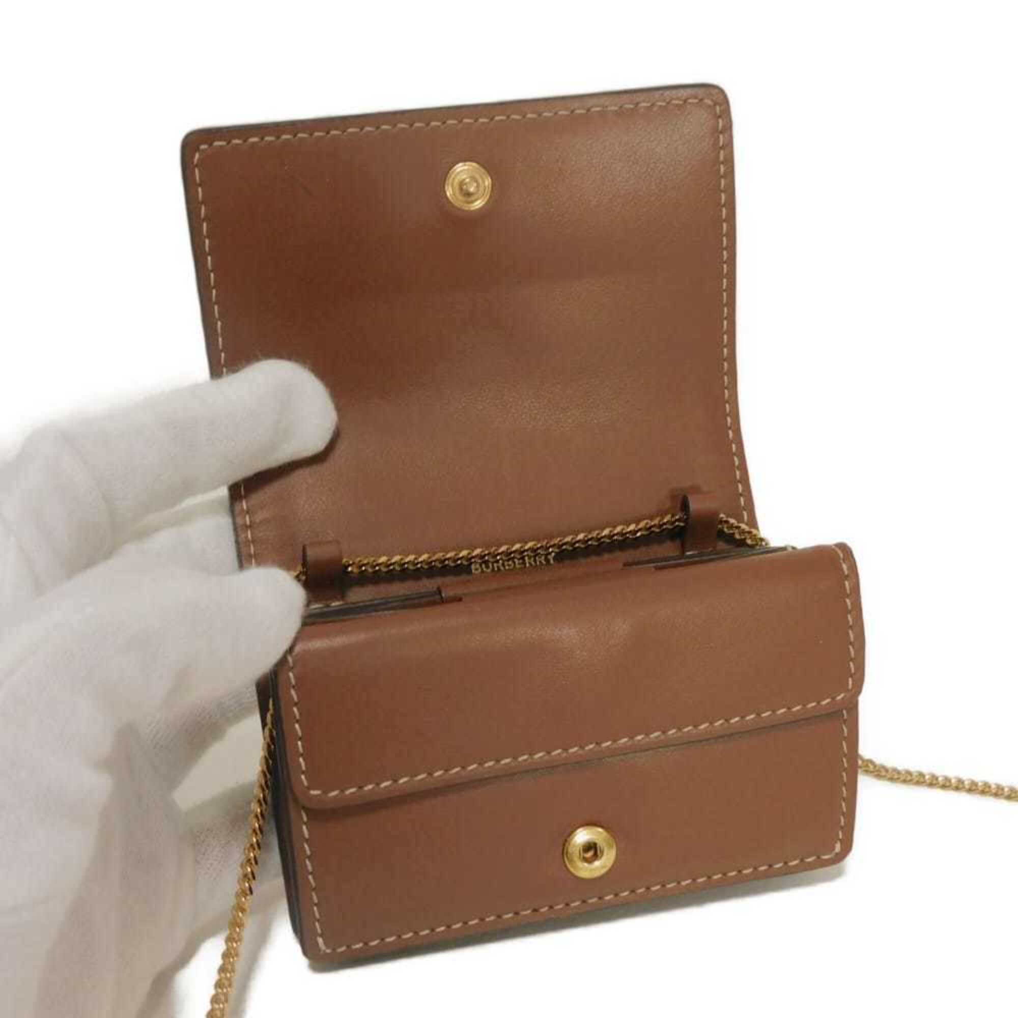 Burberry Beige Brown Canvas Wallet (Bi-Fold) (Pre-Owned)