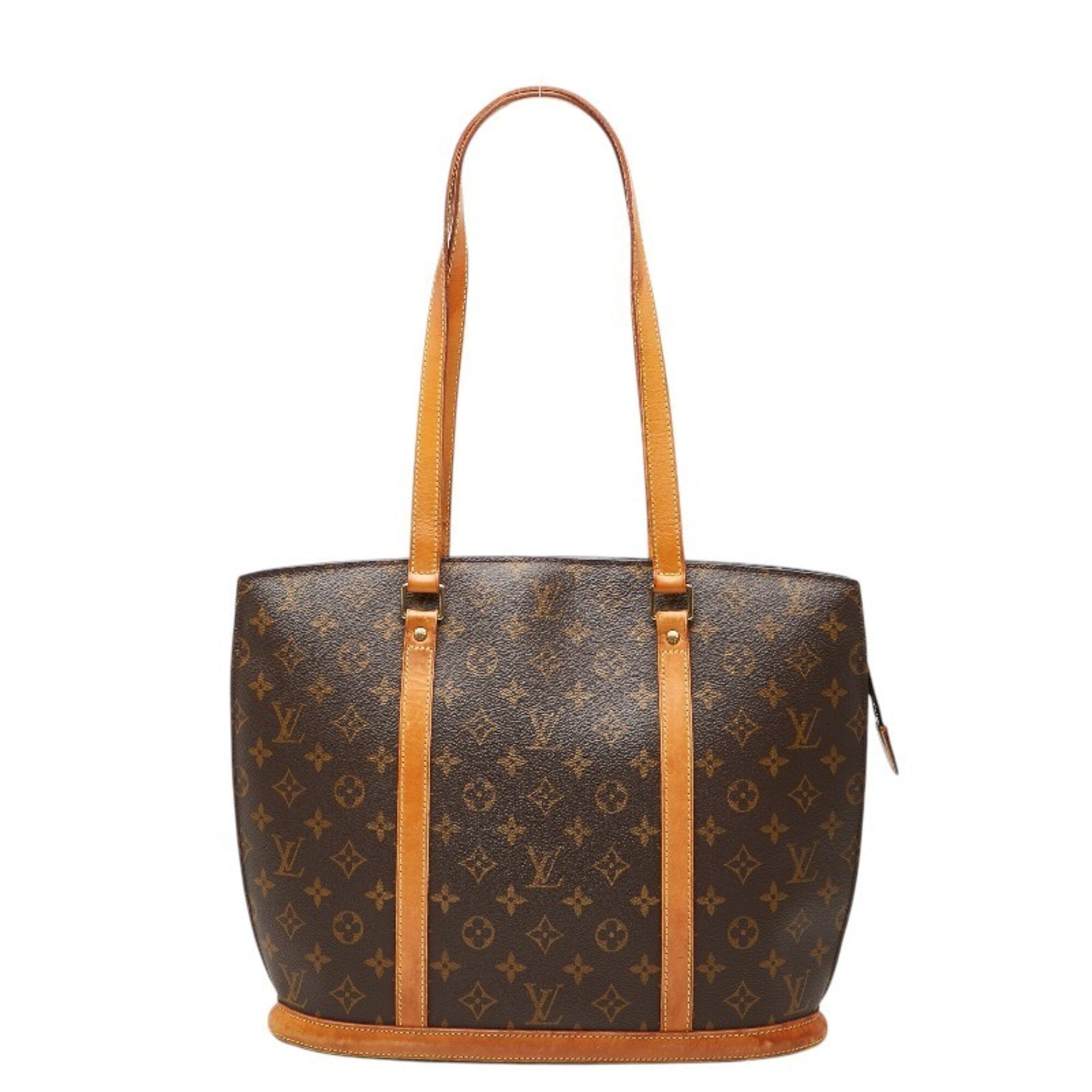 Louis Vuitton Brown Pvc Leather Shoulder Bag Tote Bag (Pre-Owned)